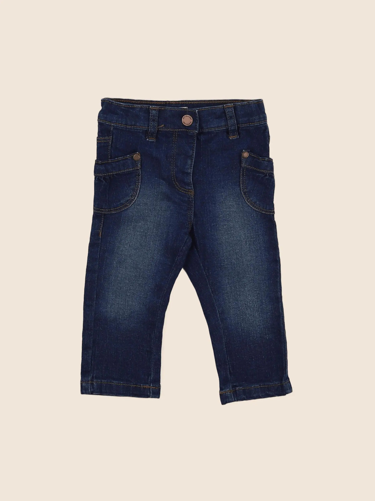 Vertbaudet - jean bleu - 6 mois