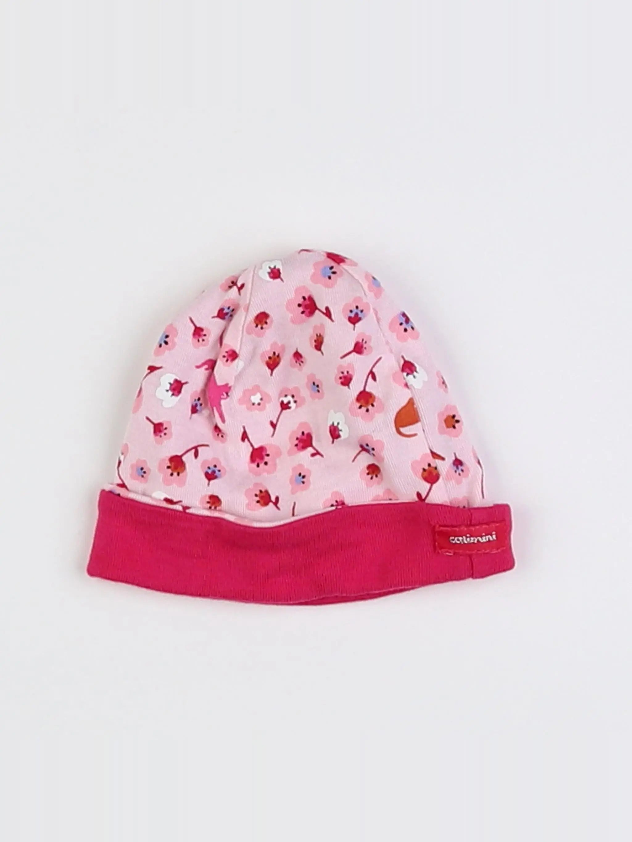 Catimini - bonnet rose - 1/3 mois