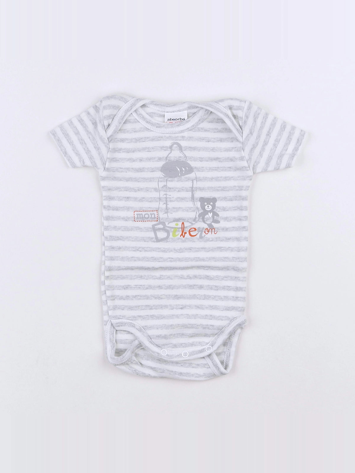 Absorba - body gris - 3 mois