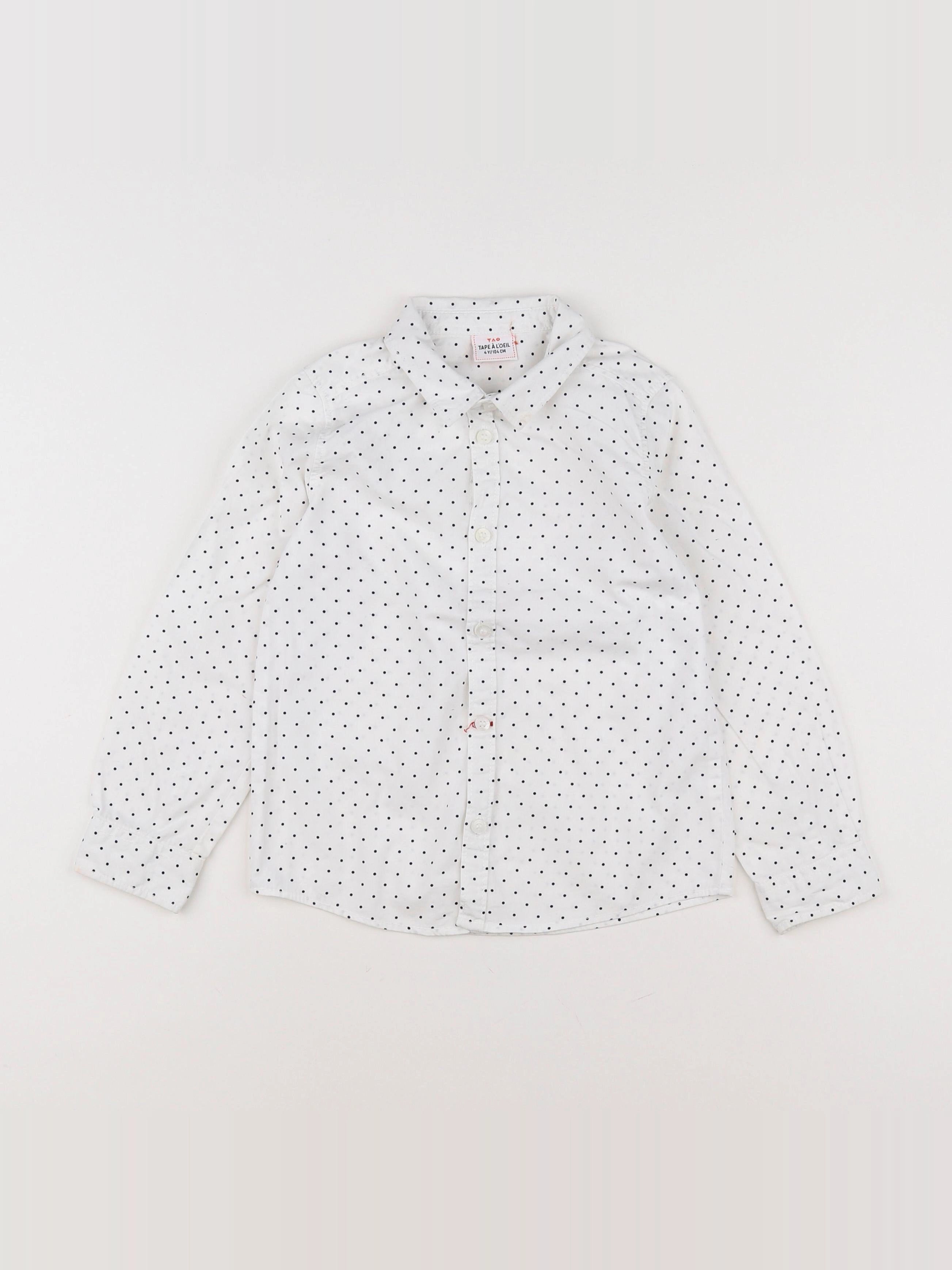 Tape à l'oeil - chemise blanc - 4 ans