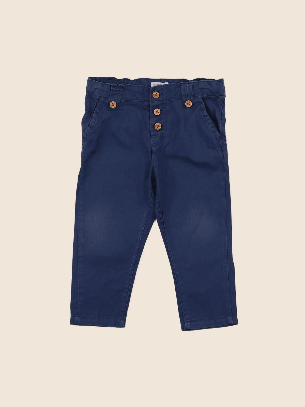 Boutchou - pantalon bleu - 12 mois