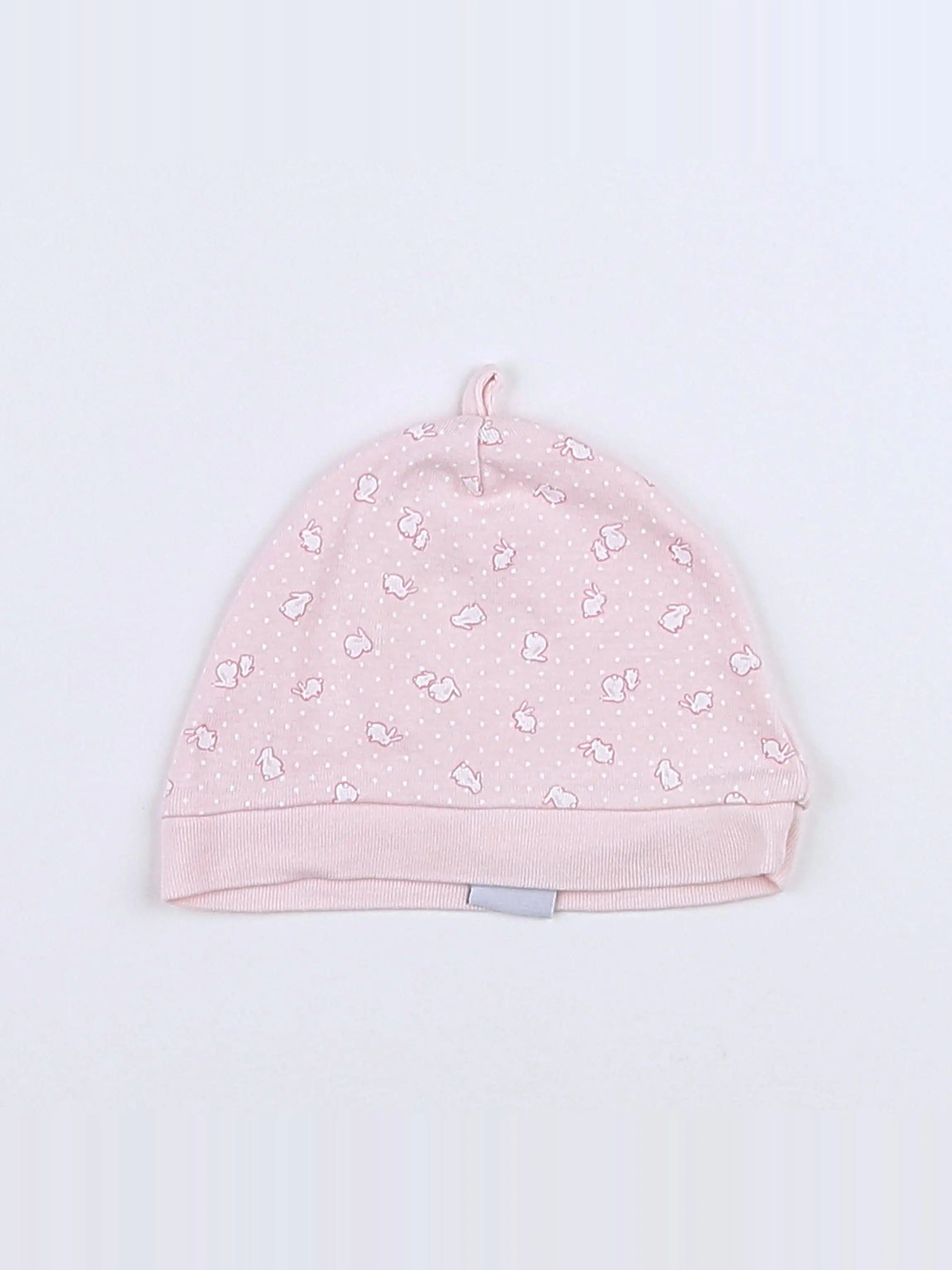 Absorba - bonnet de naissance rose - 12 mois