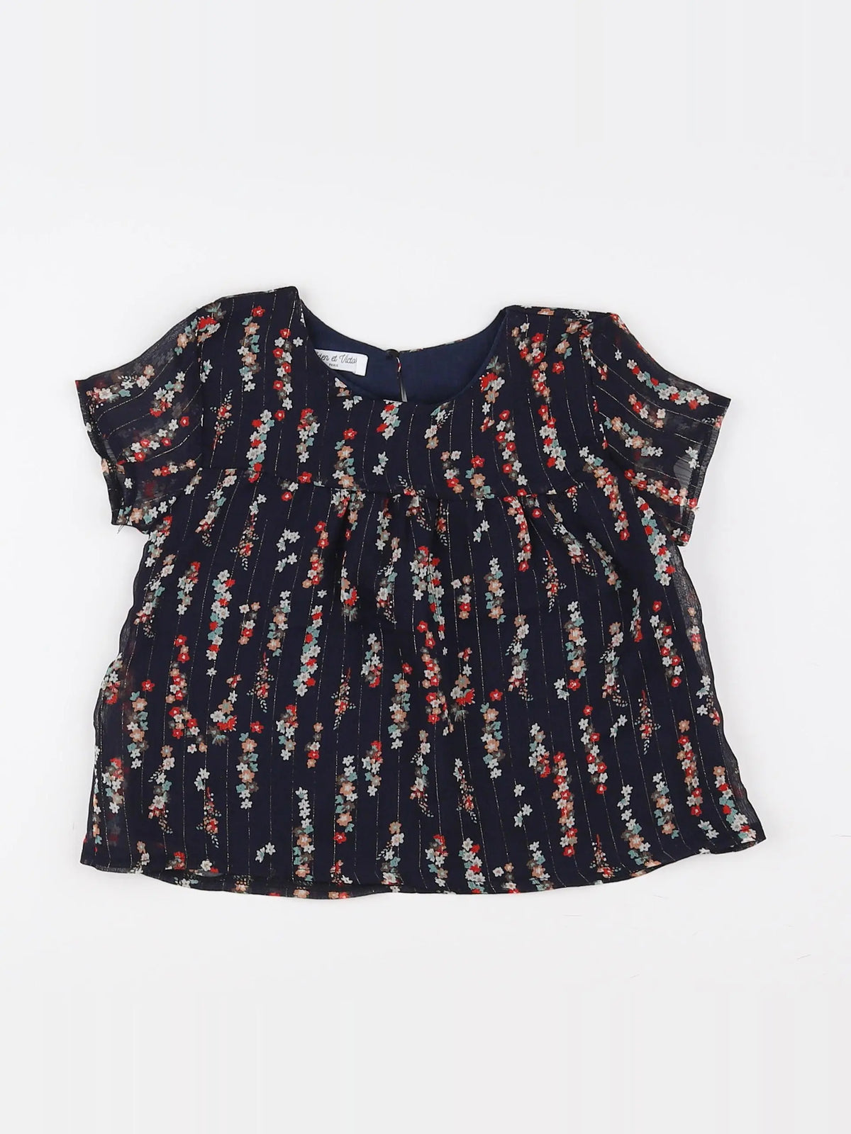 Eden & Victor - blouse bleu - 18 mois