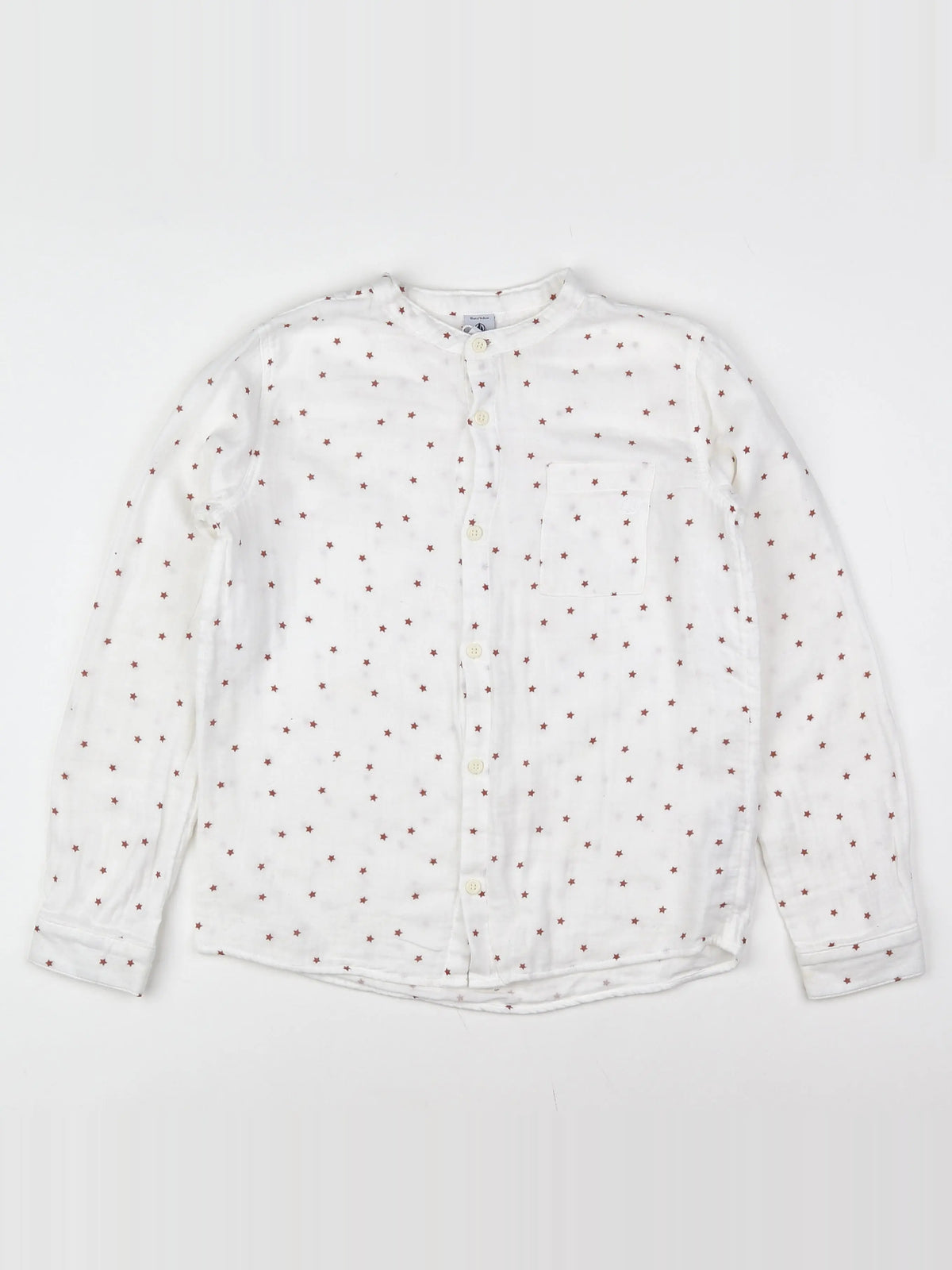 Petit Bateau - chemise blanc - 10 ans