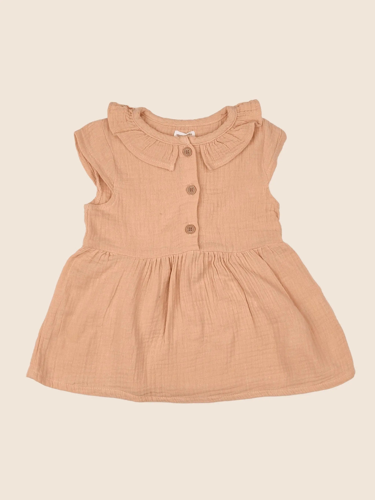 Vertbaudet - robe orange - 12 mois
