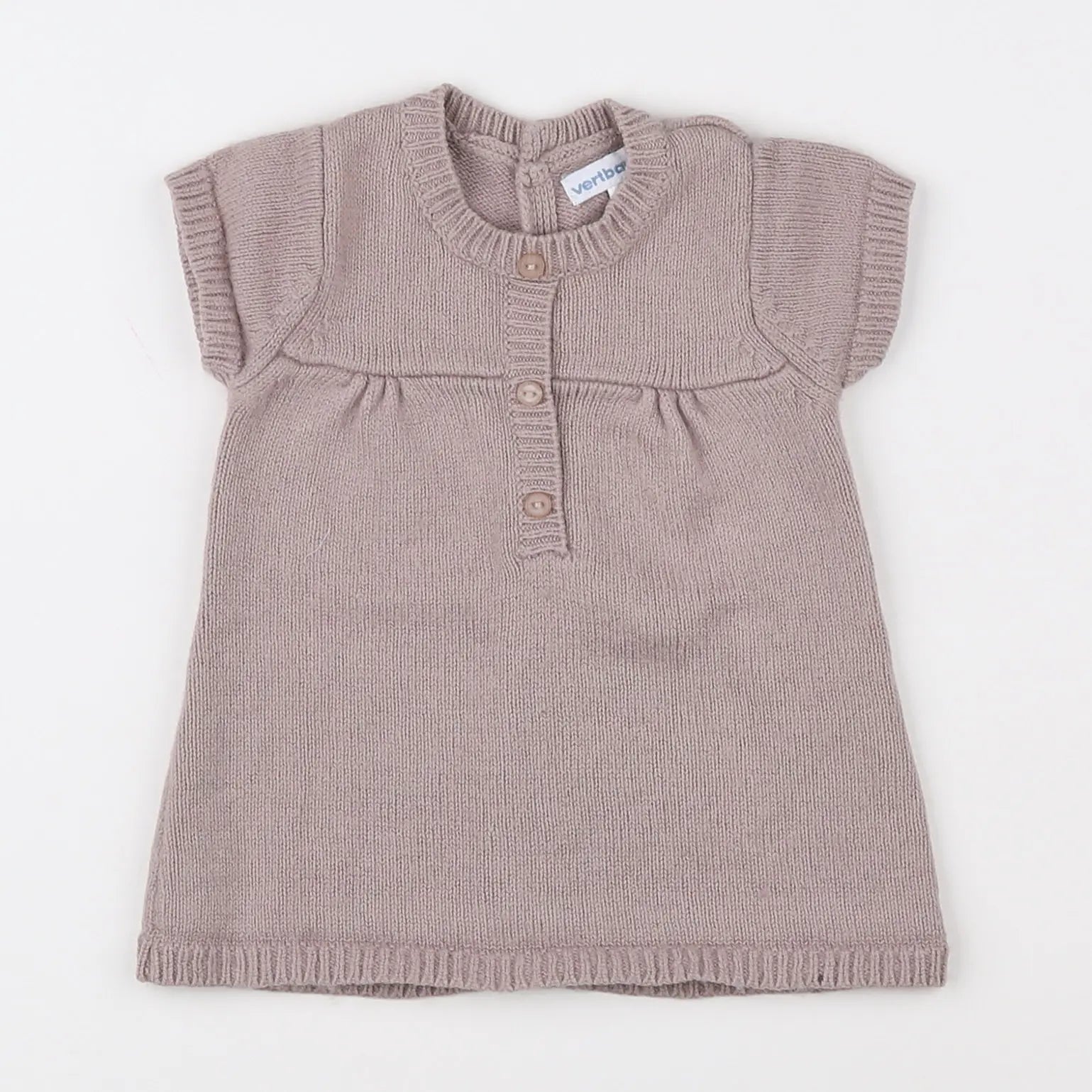 Vertbaudet - robe violet - 3 mois
