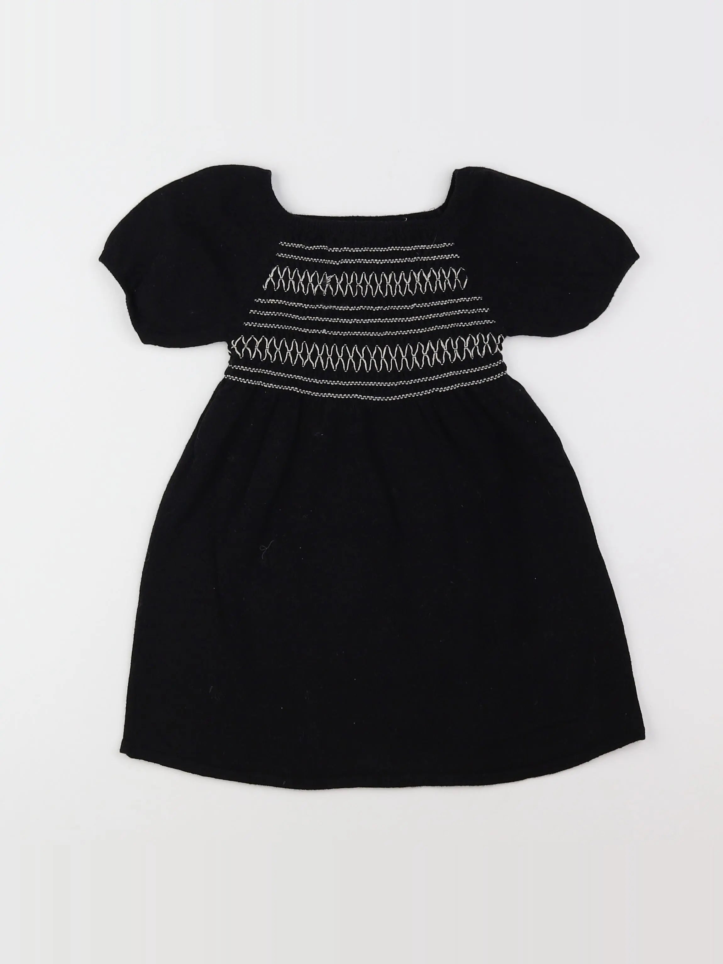 Zara - robe noir - 9/12 mois