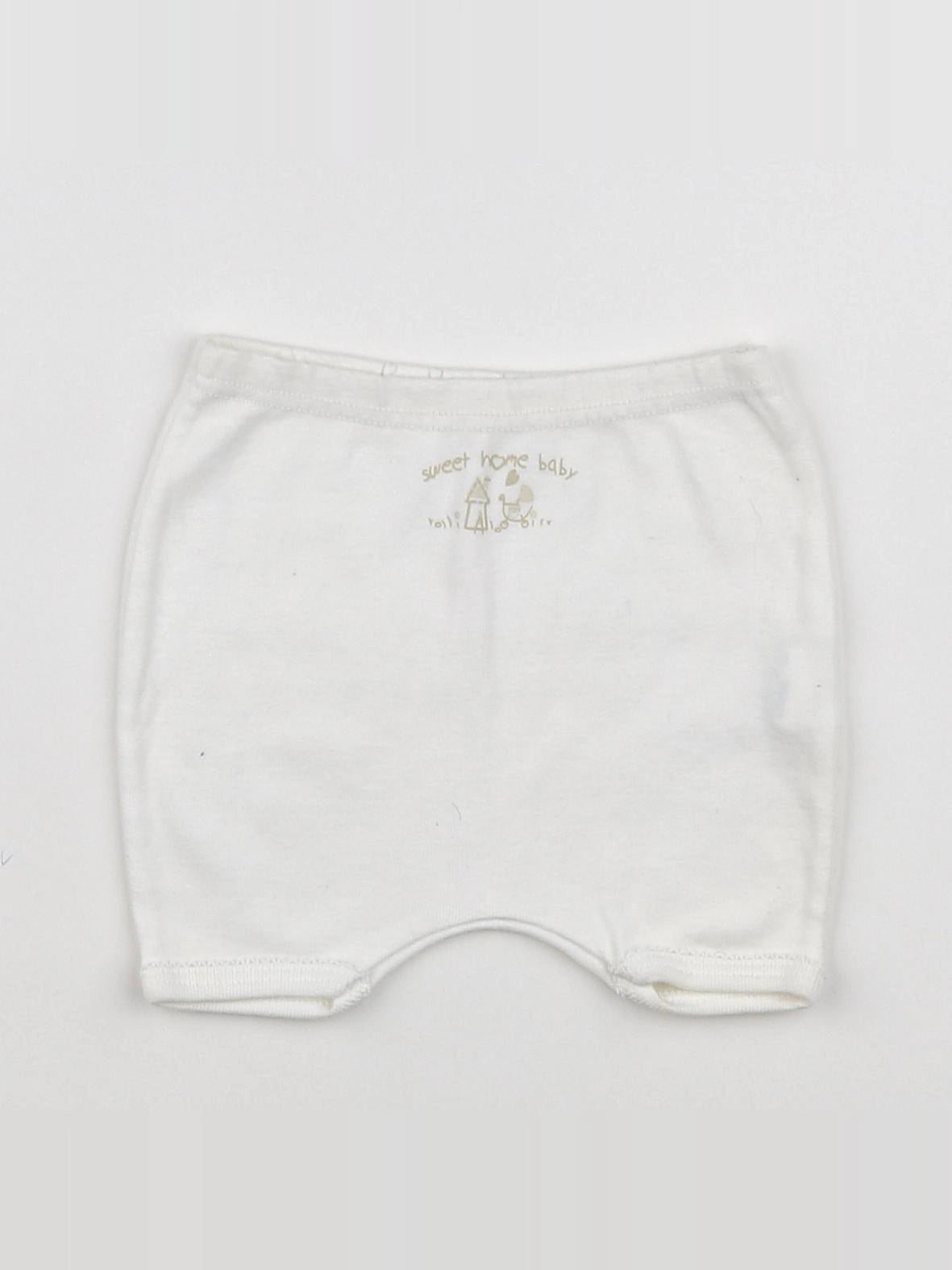 Absorba - bloomer blanc - 3 mois