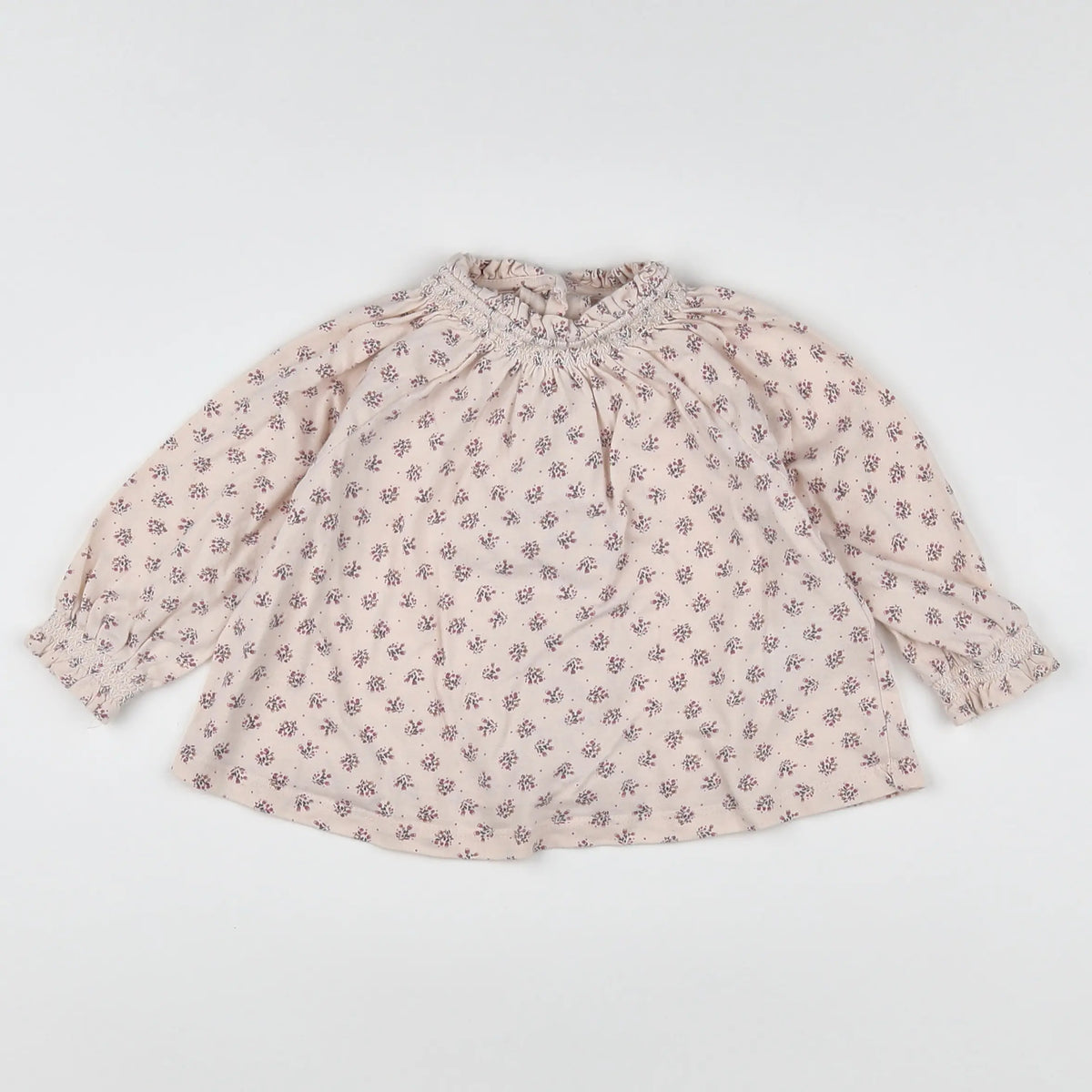 Vertbaudet - blouse beige - 12 mois