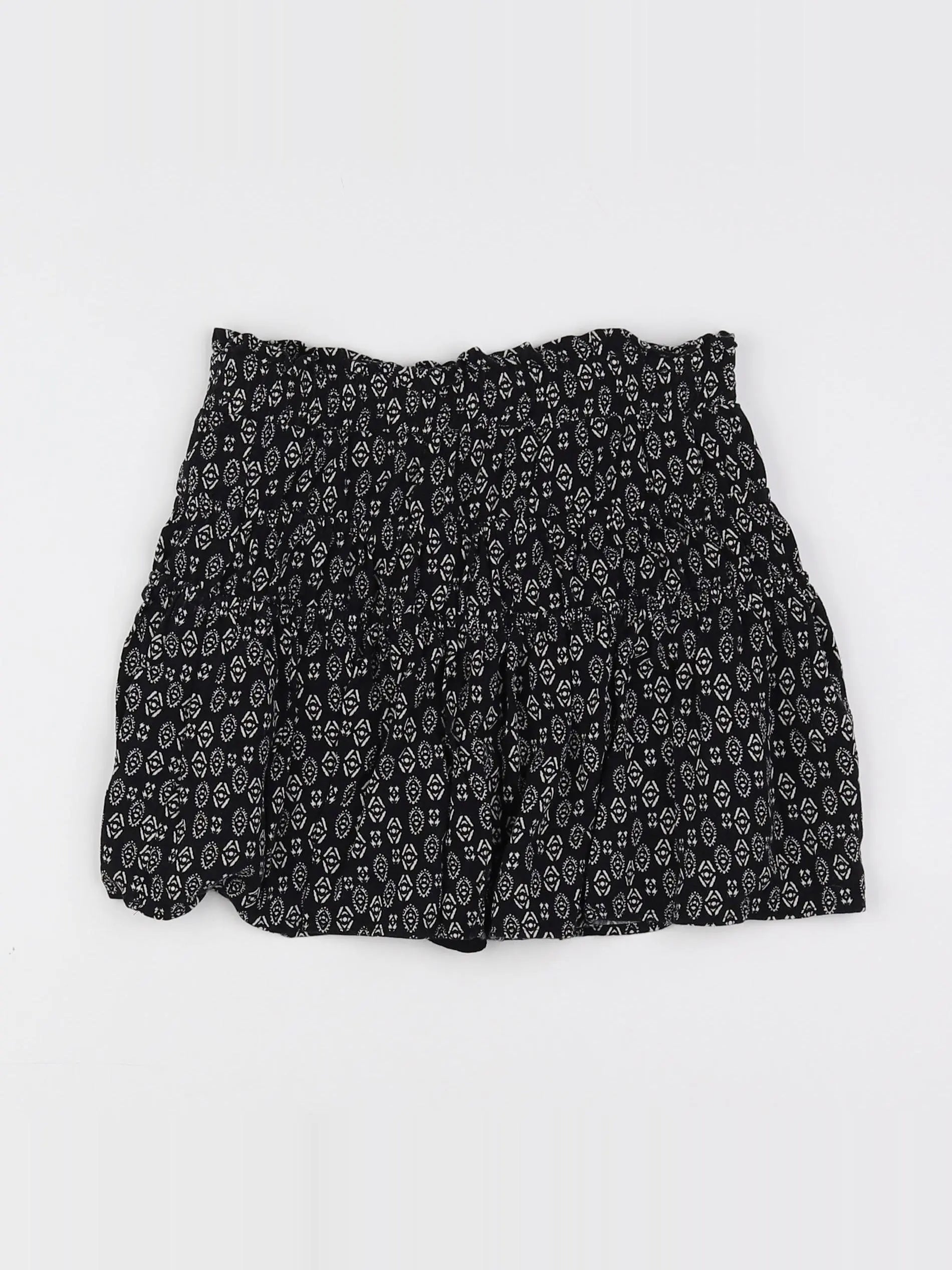 Zara - jupe noir, blanc - 9 ans