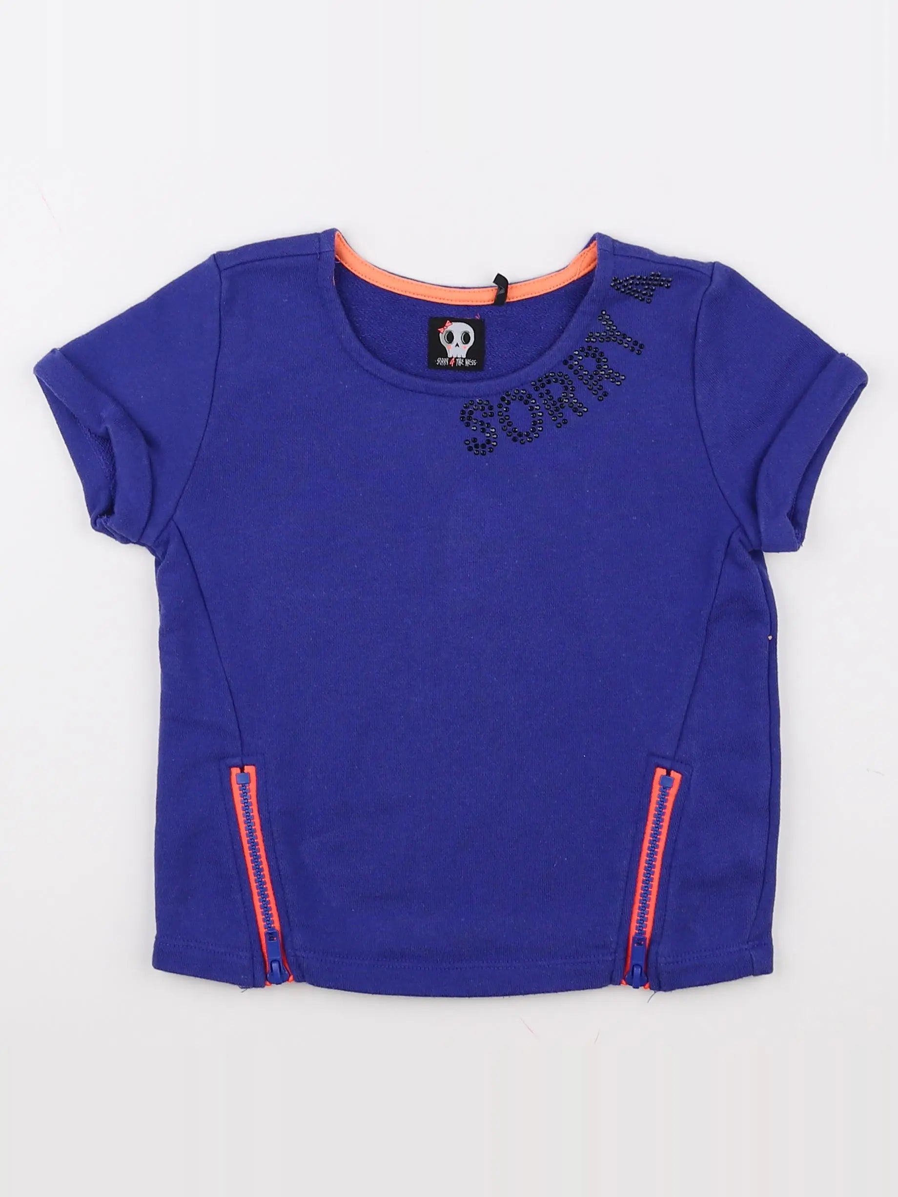 Sorry 4 the Mess - tee-shirt bleu - 5 ans