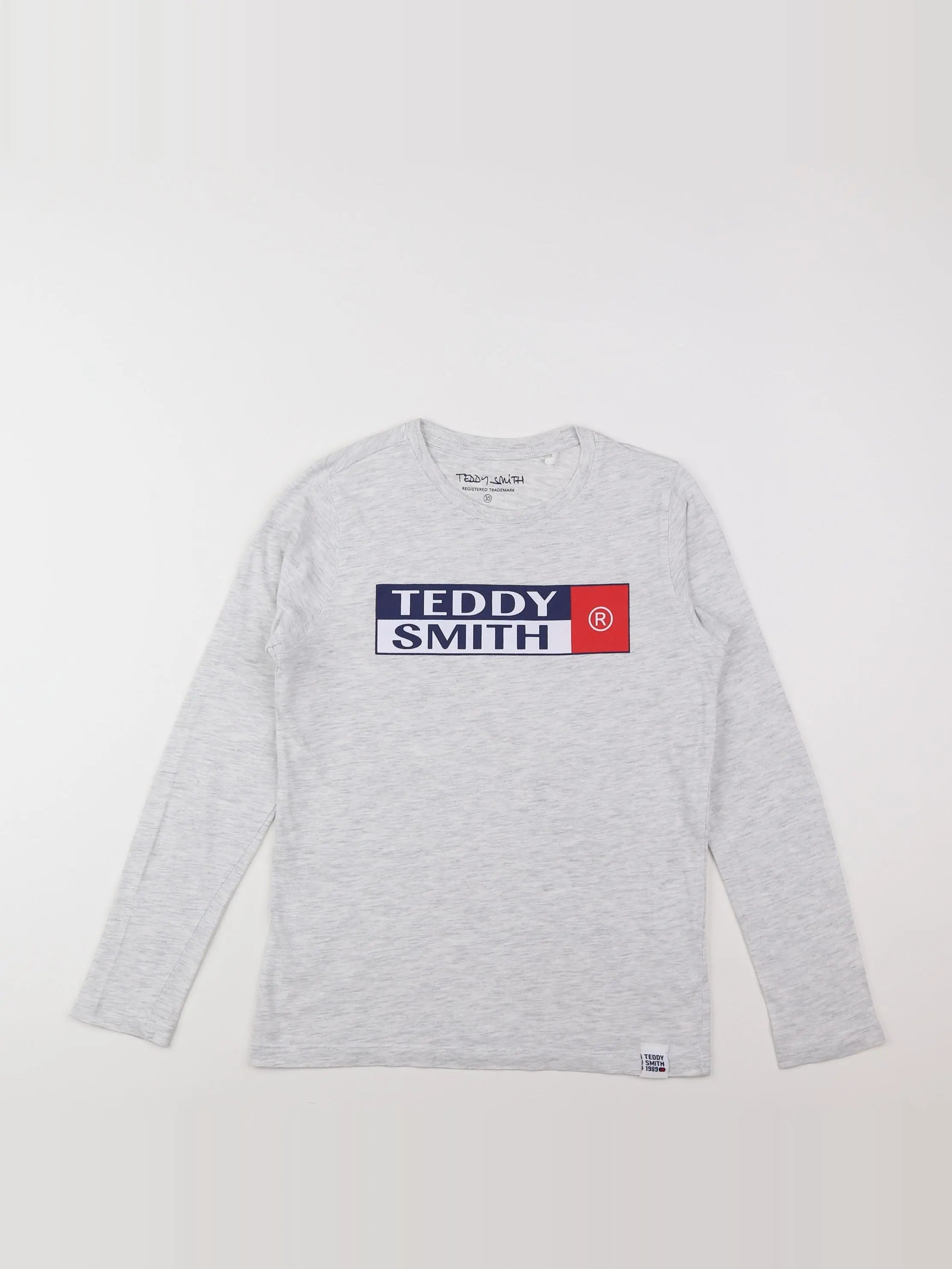 Teddy Smith - tee-shirt gris - 10 ans