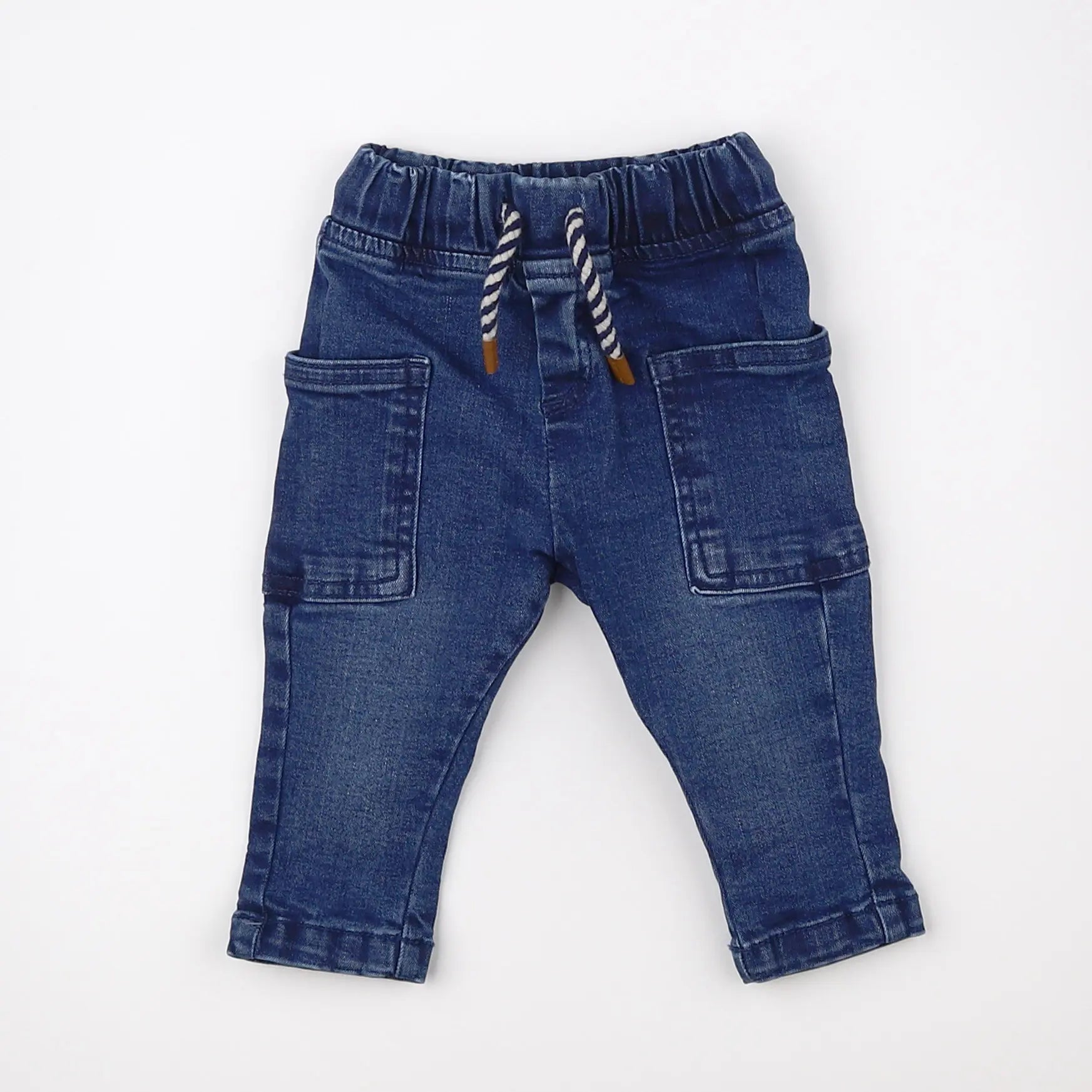 Vertbaudet - jean bleu - 3 mois