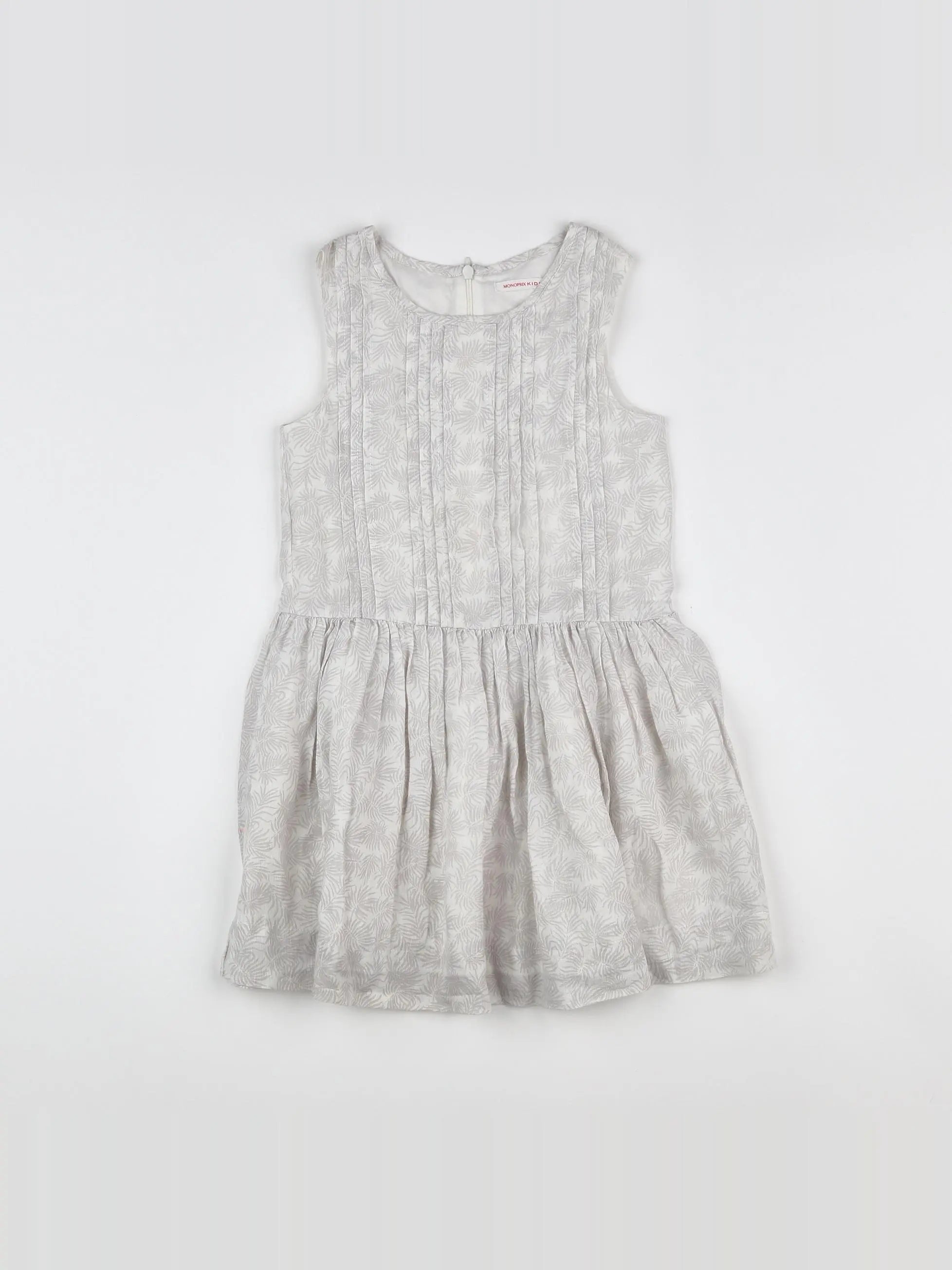 Monoprix - robe gris - 5 ans