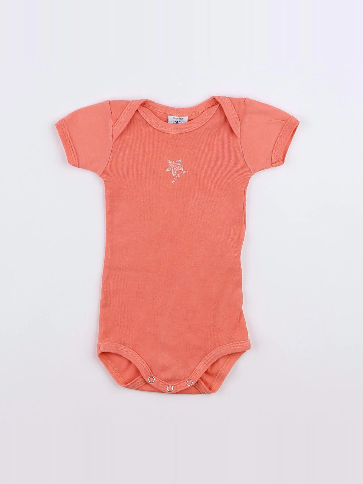 Petit Bateau - body rose - 3 mois