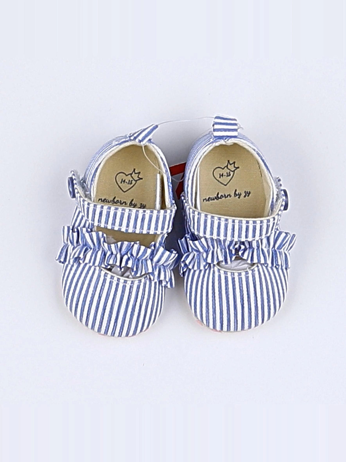 Zippy - chaussons bleu, blanc (état neuf) - pointure 14/15