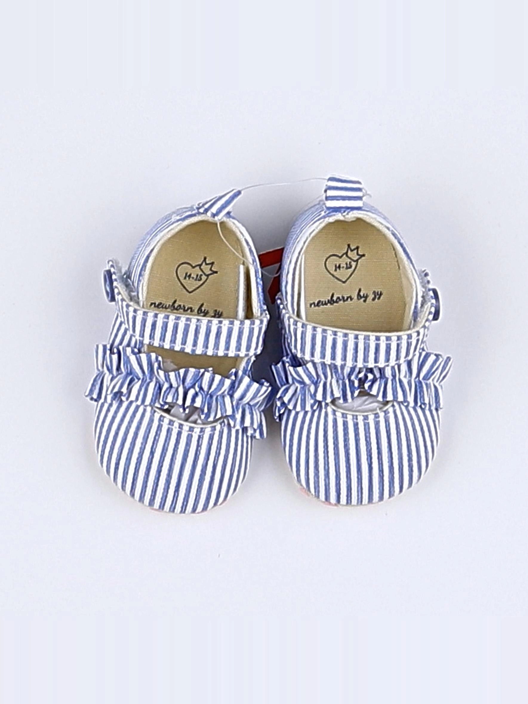 Zippy - chaussons bleu, blanc (état neuf) - pointure 14/15