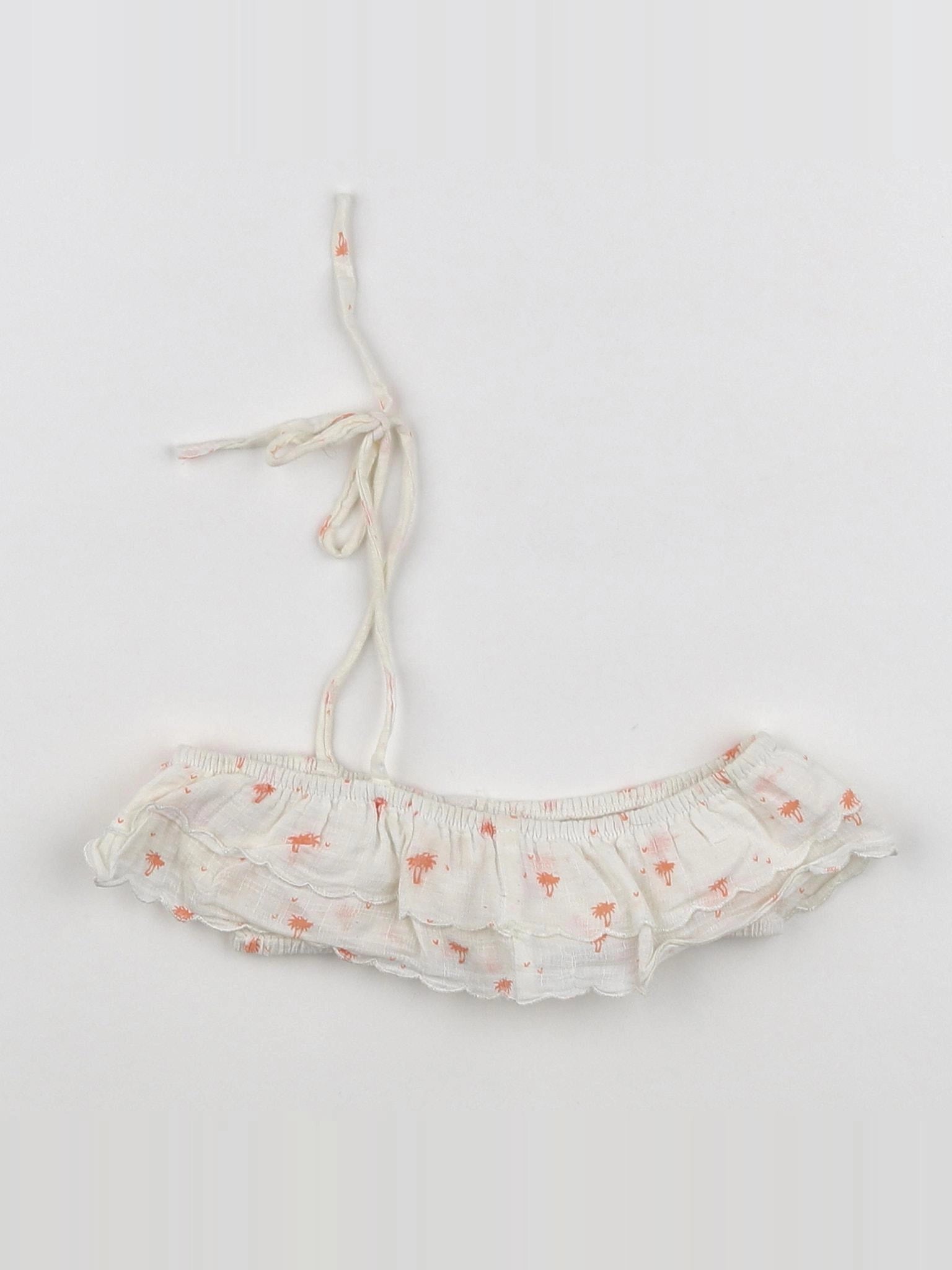 Louise Misha - débardeur blanc, orange - 4 ans