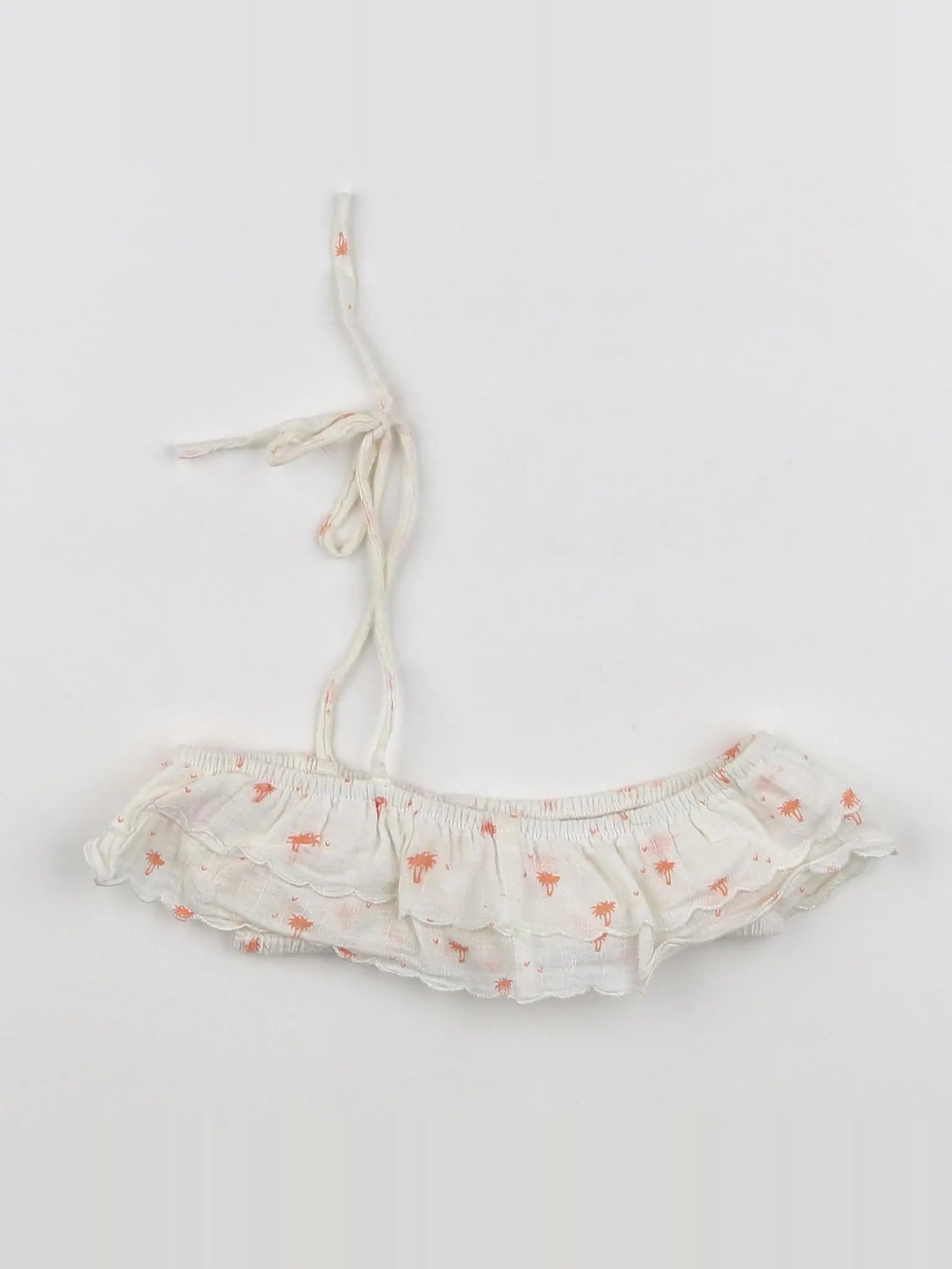 Louise Misha - débardeur blanc, orange - 4 ans