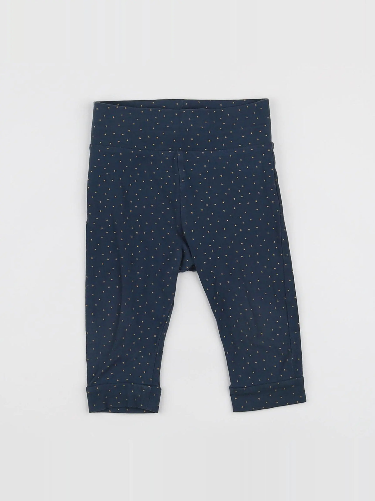 Vertbaudet - legging bleu - 9 mois