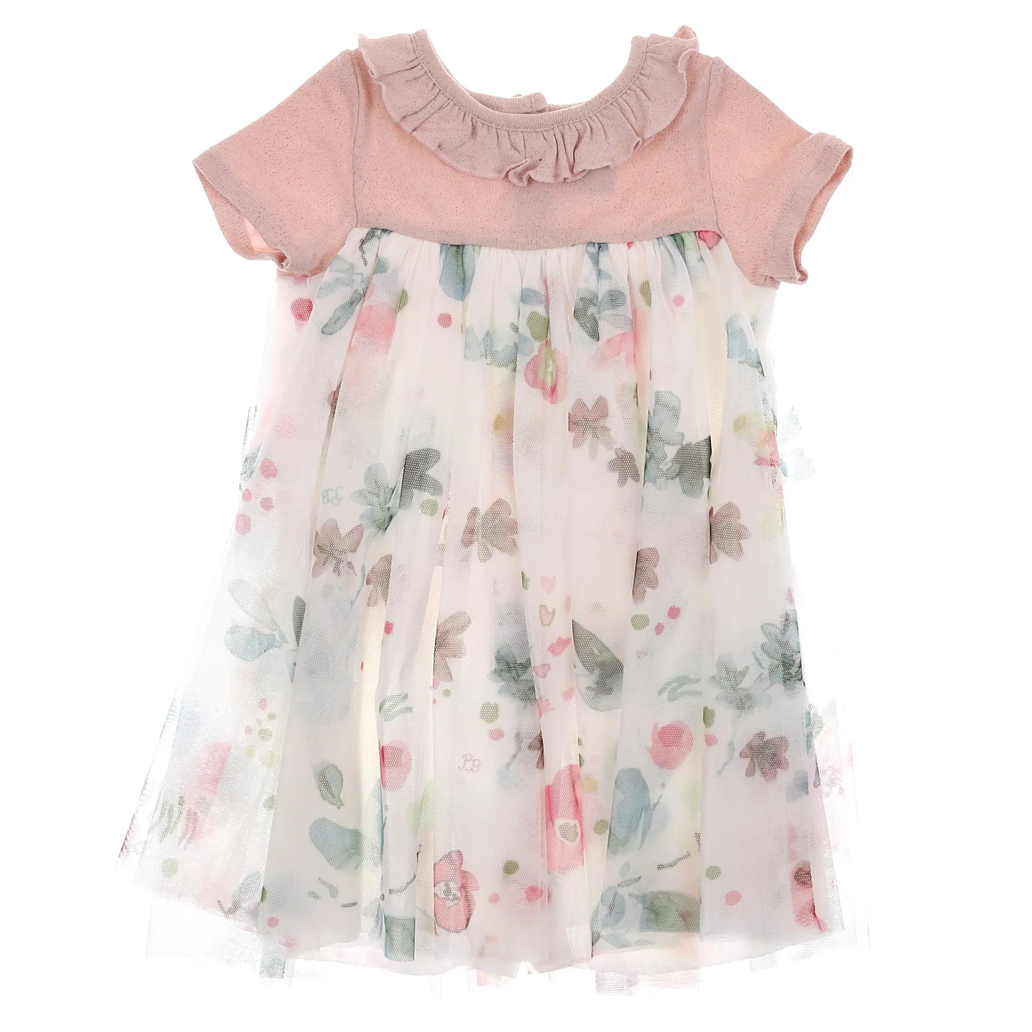 Petit Bateau - robe rose - 12 mois