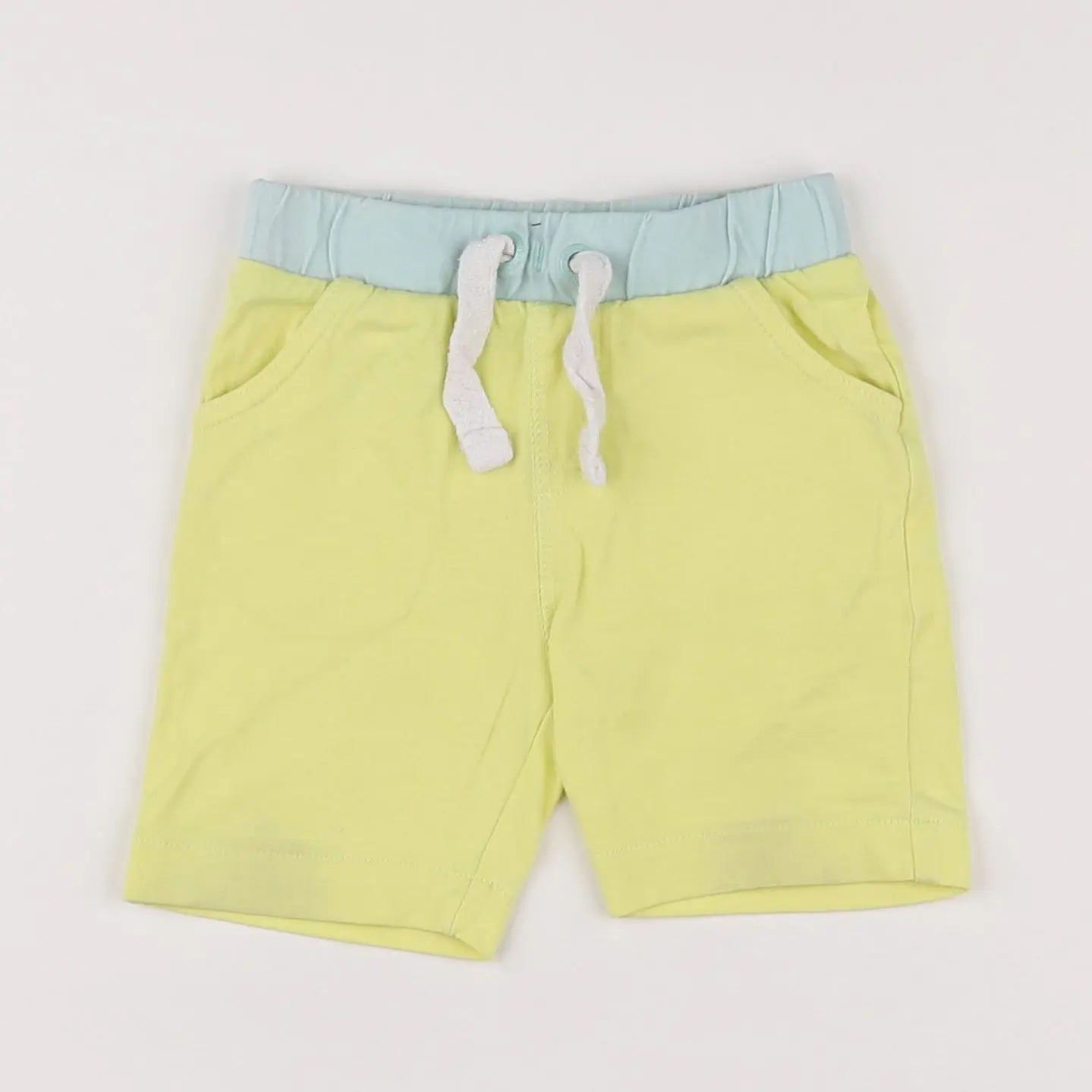 Vertbaudet - short jaune, vert - 12 mois