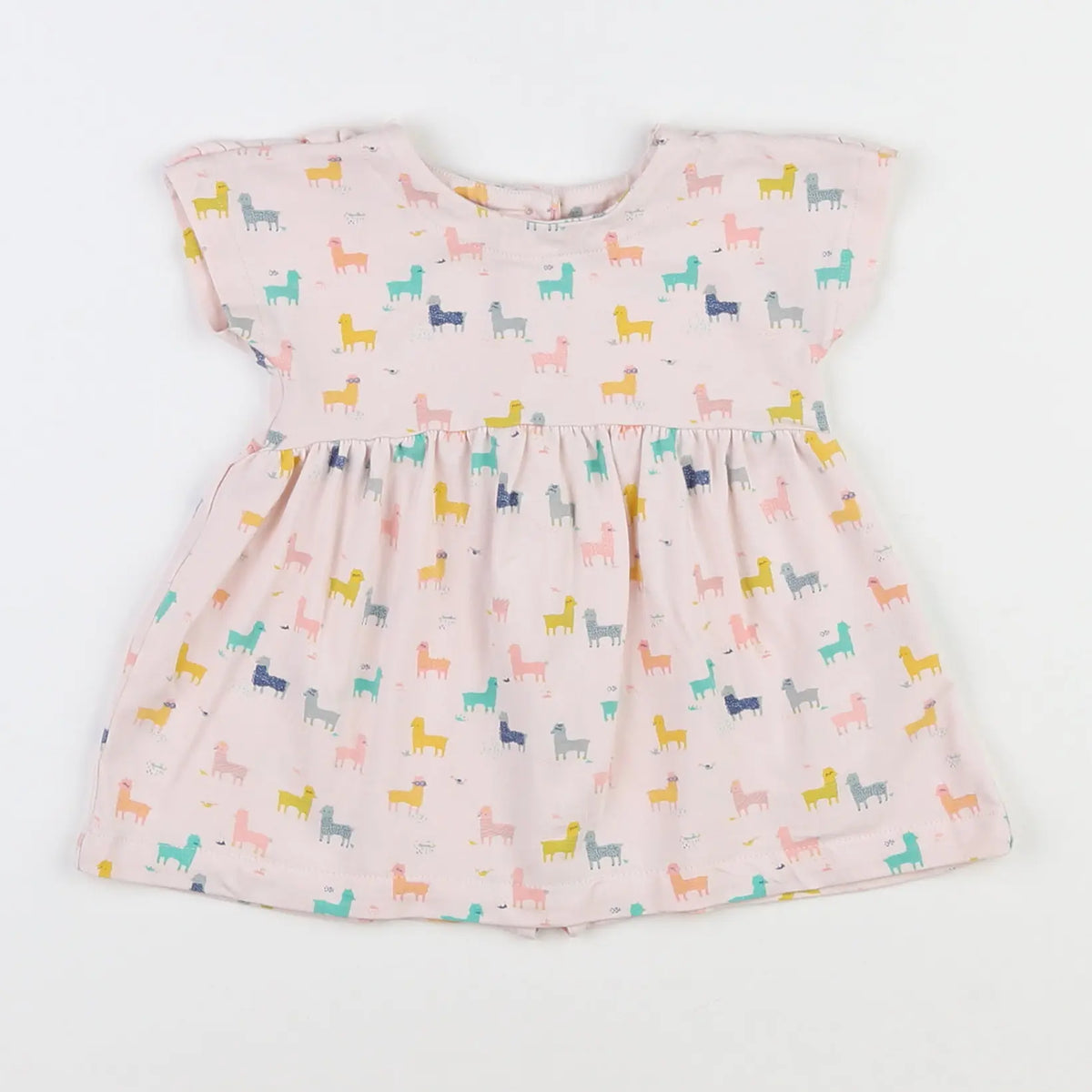 Vertbaudet - robe rose - 6 mois
