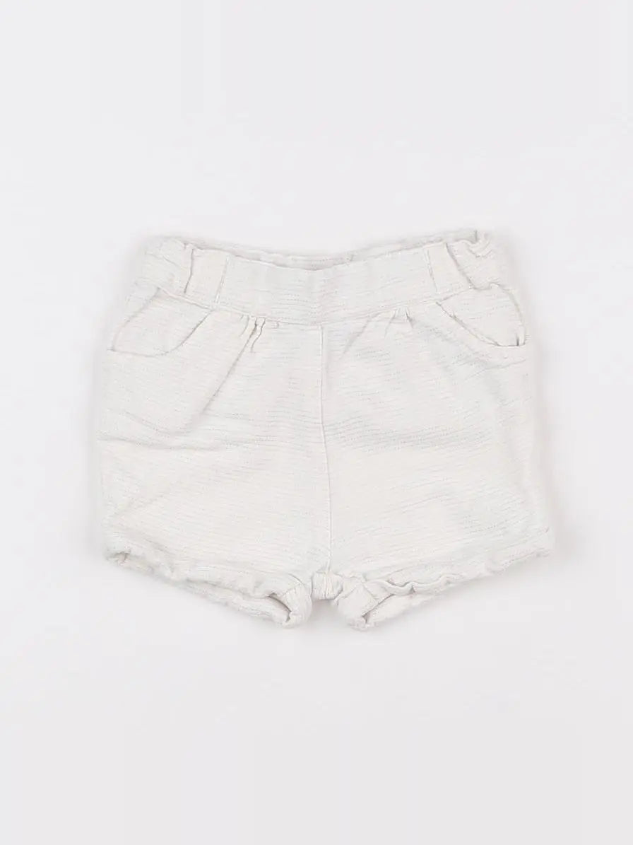 Tape à l'oeil - short Blanc - 12 mois