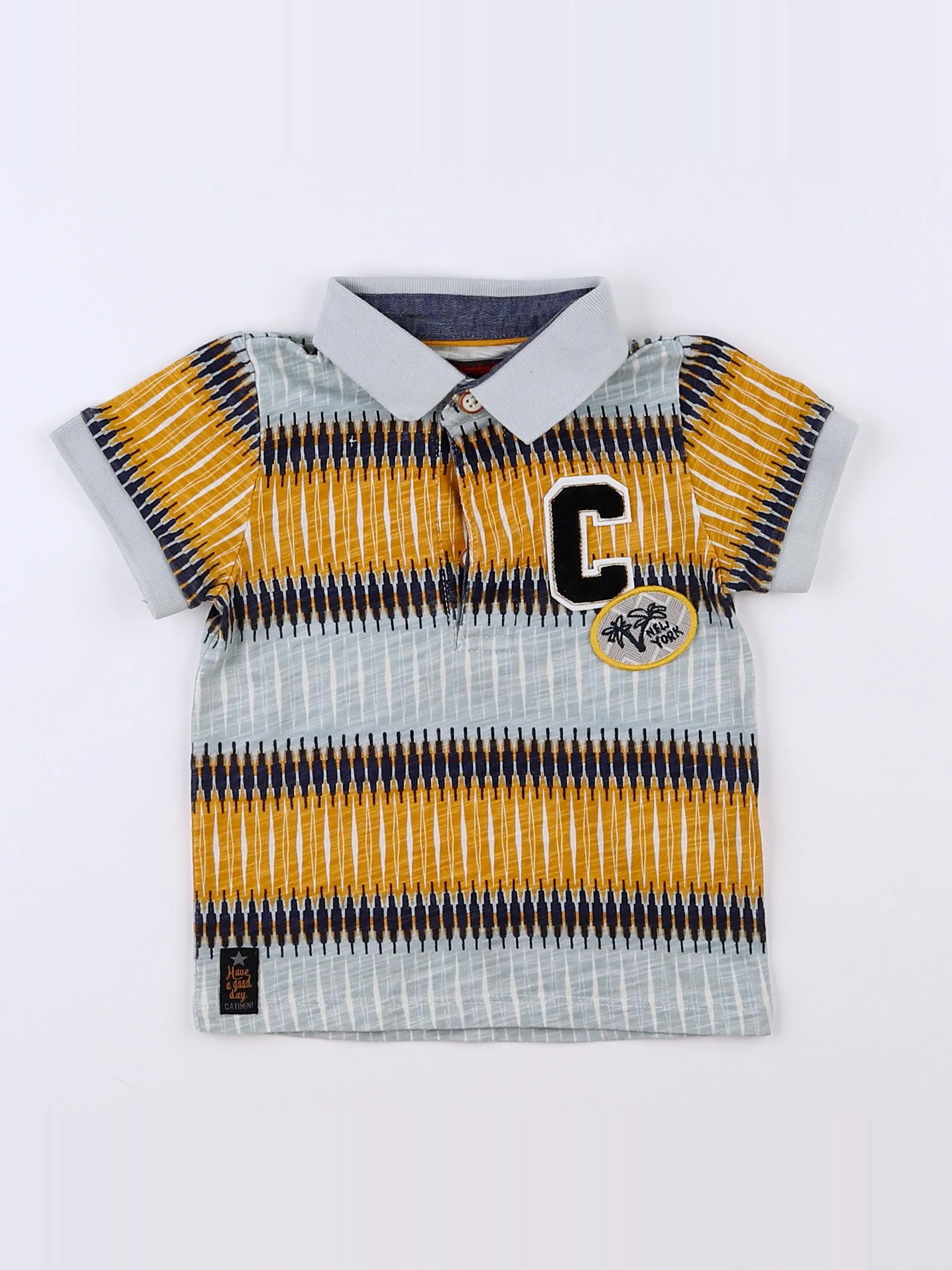 Catimini - polo multicolore - 18 mois