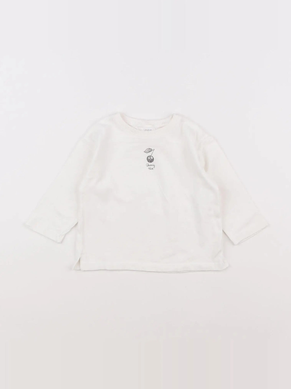 Zara - tee-shirt blanc - 6/9 mois