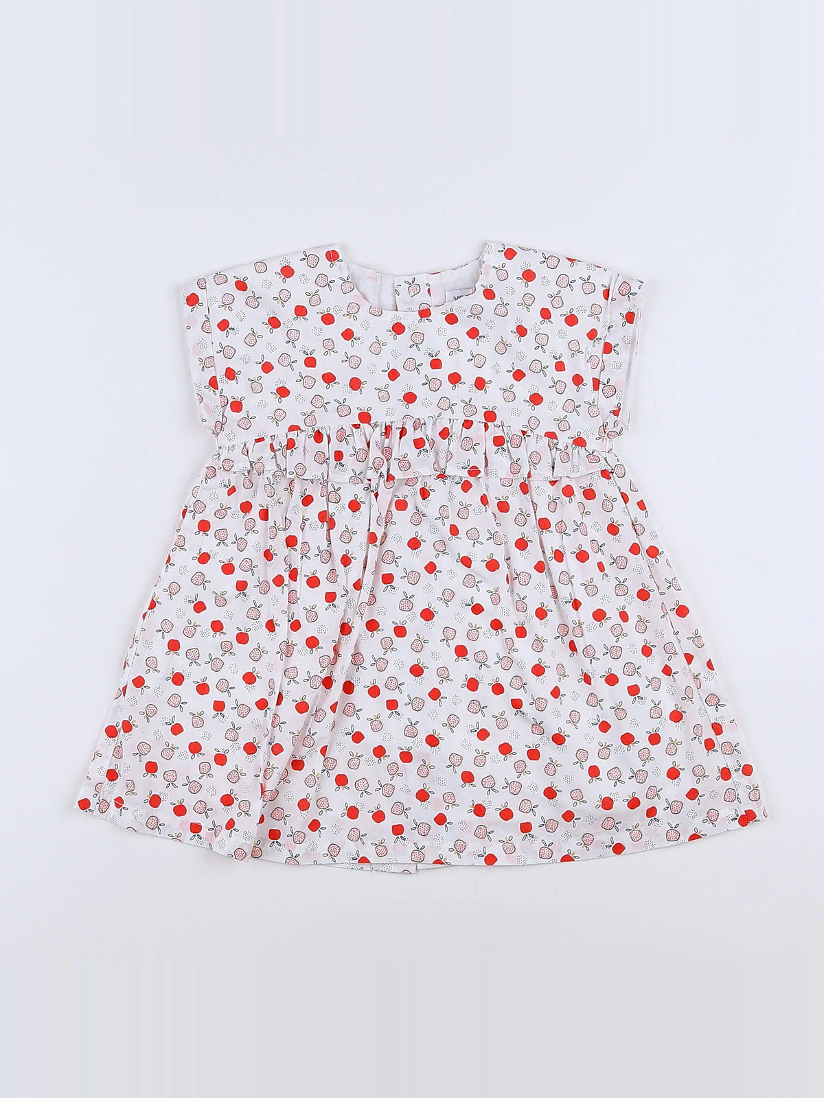 Vertbaudet - robe blanc - 12 mois