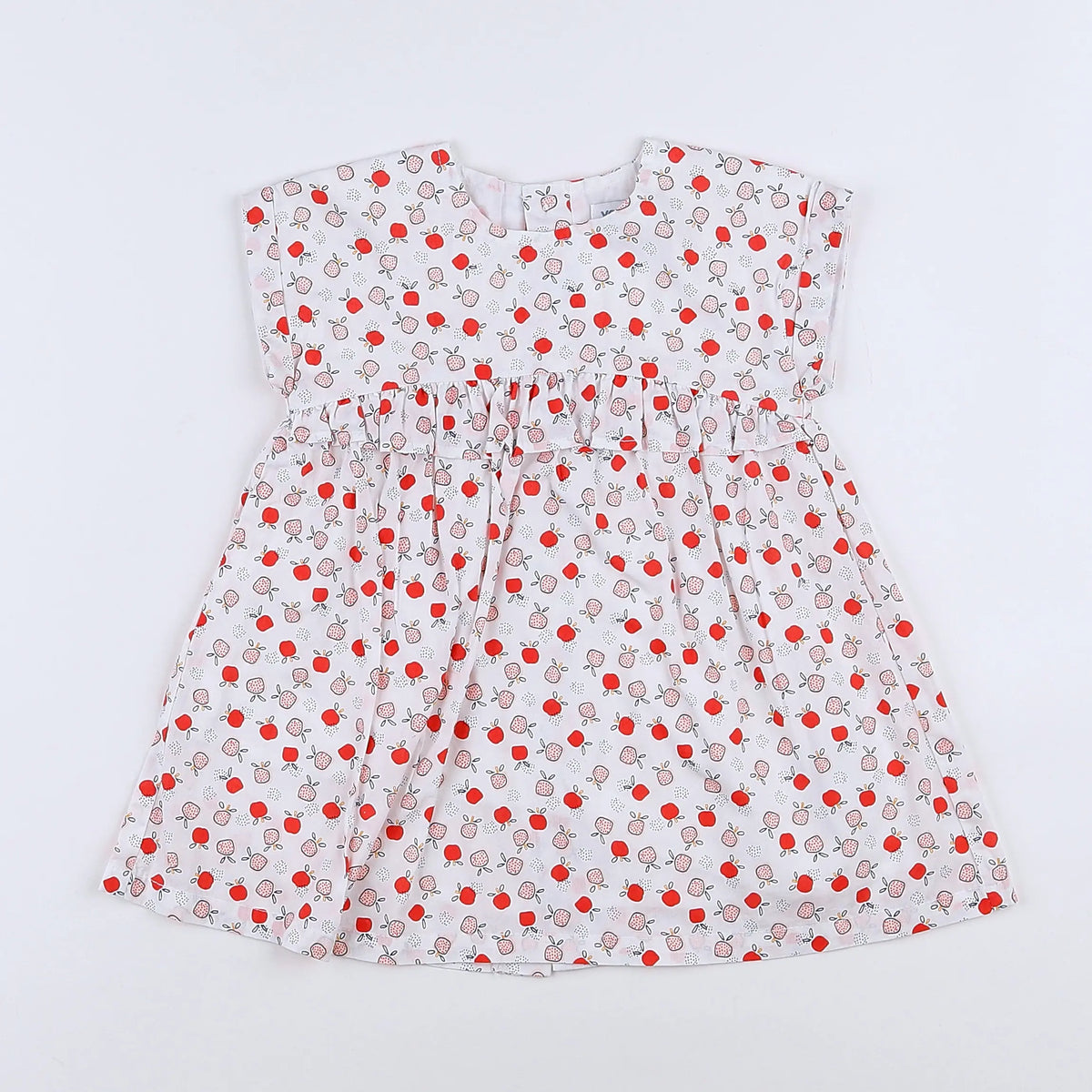 Vertbaudet - robe blanc - 12 mois