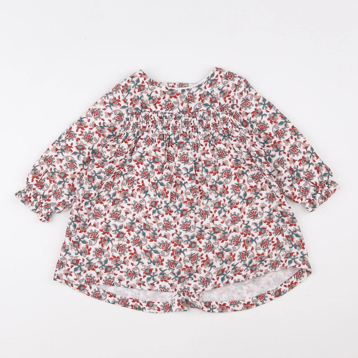 Vertbaudet - robe rouge - 12 mois