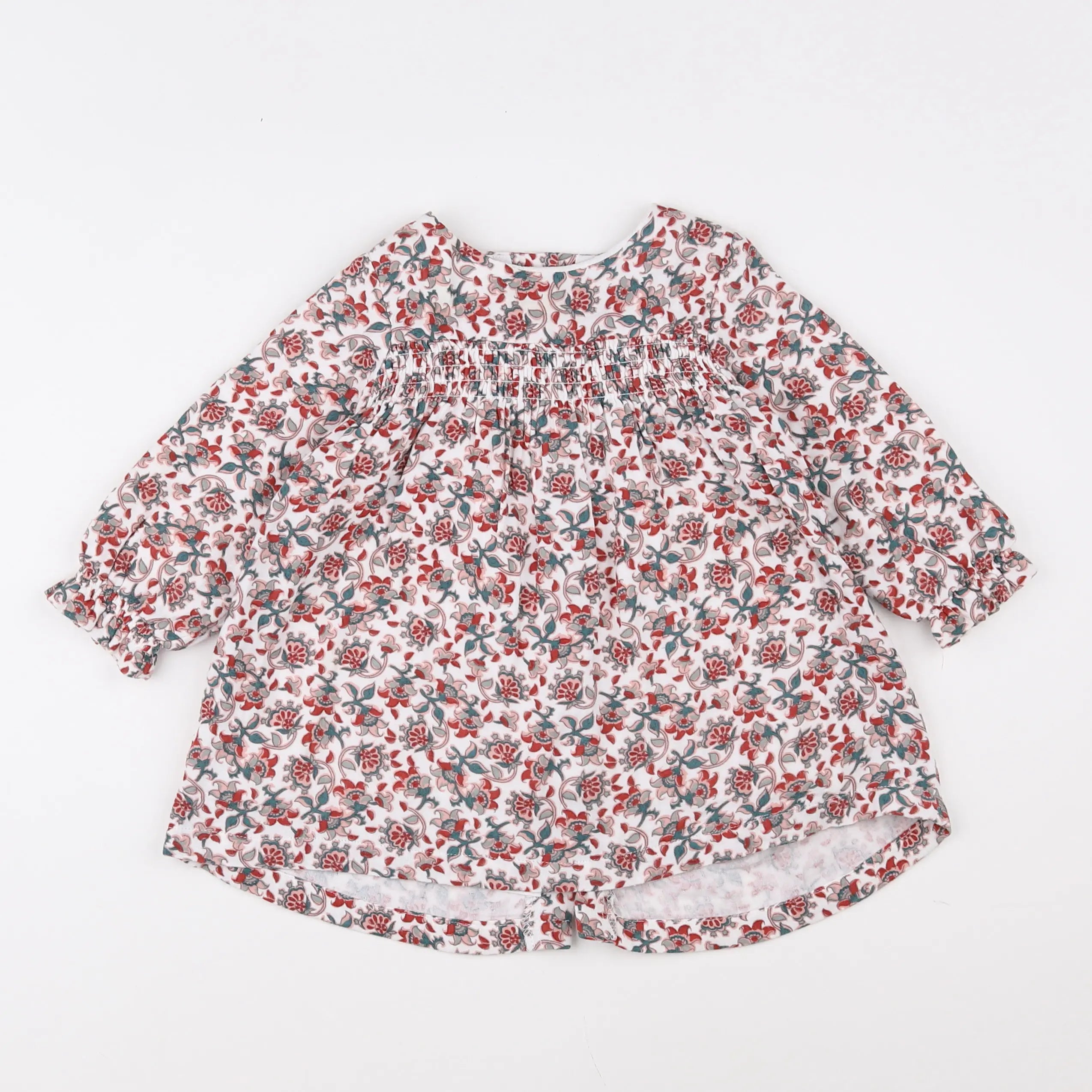 Vertbaudet - robe rouge - 12 mois