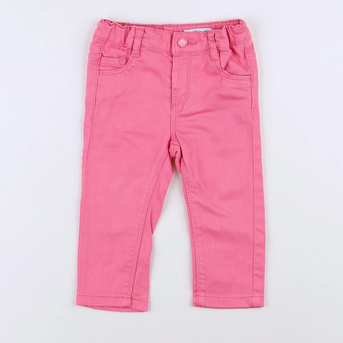 Vertbaudet - pantalon rose - 12 mois