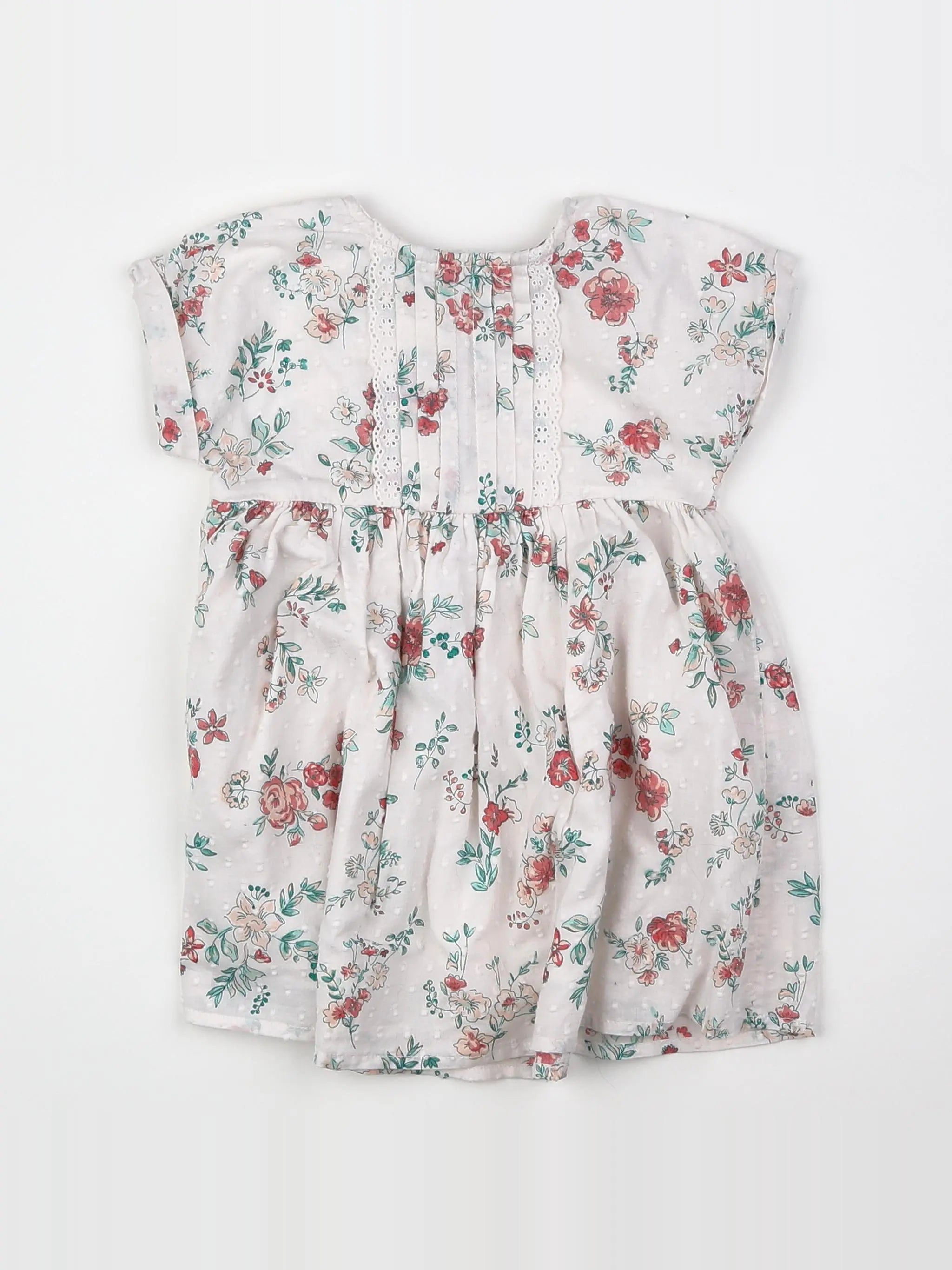 Tape à l'oeil - robe blanc - 9 mois