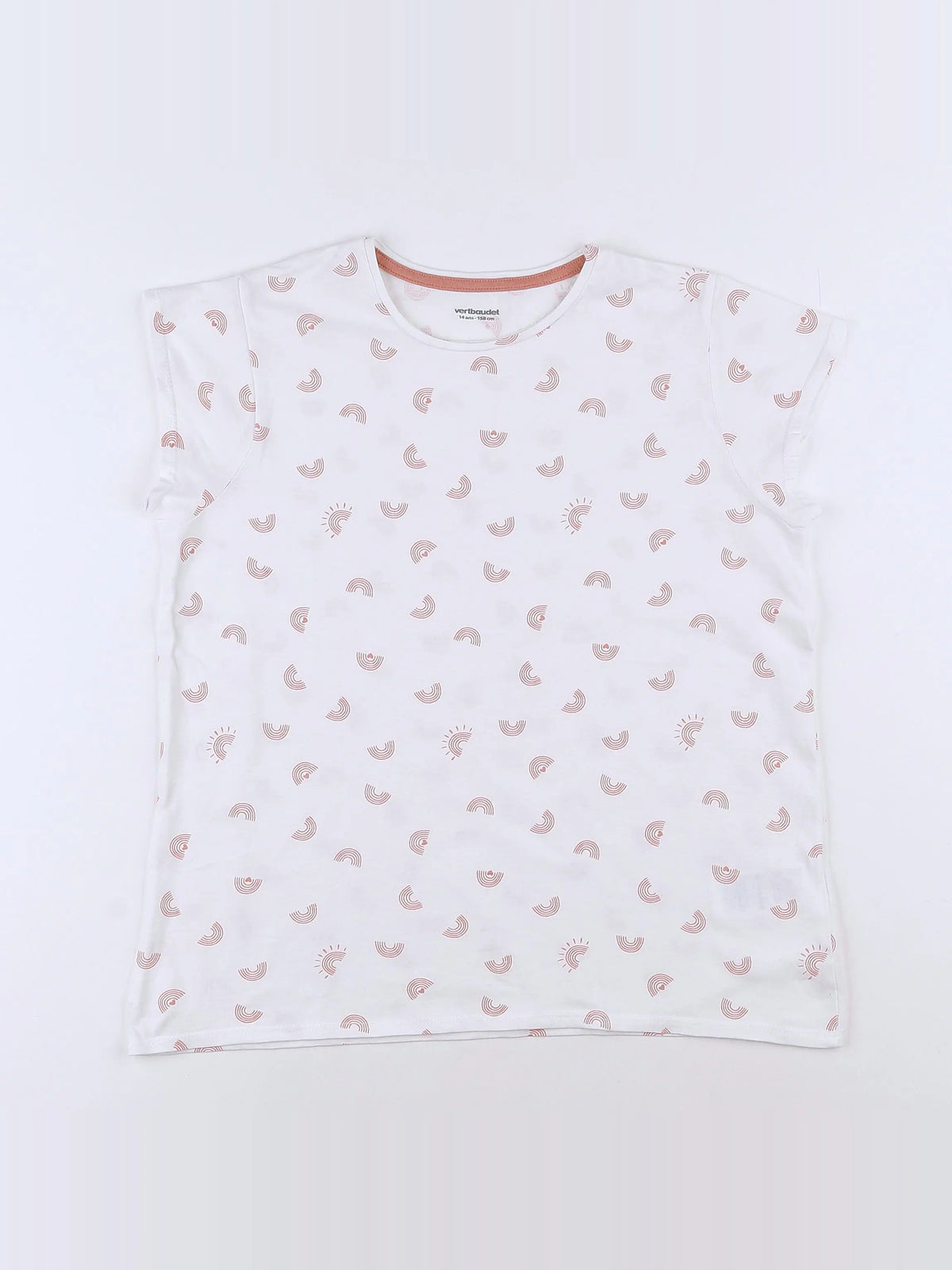 Vertbaudet - tee-shirt blanc - 14 ans