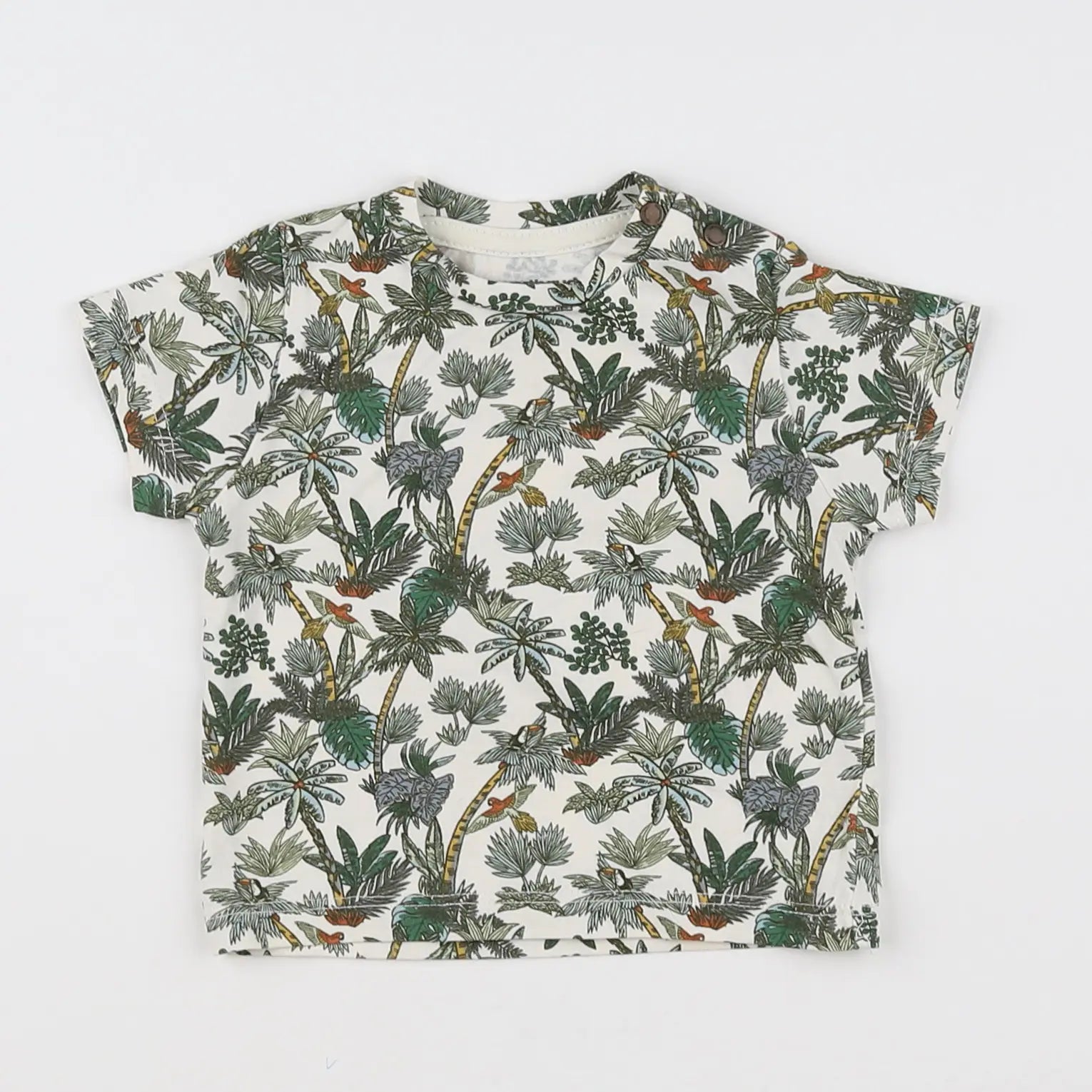 Vertbaudet - tee-shirt vert - 3 mois