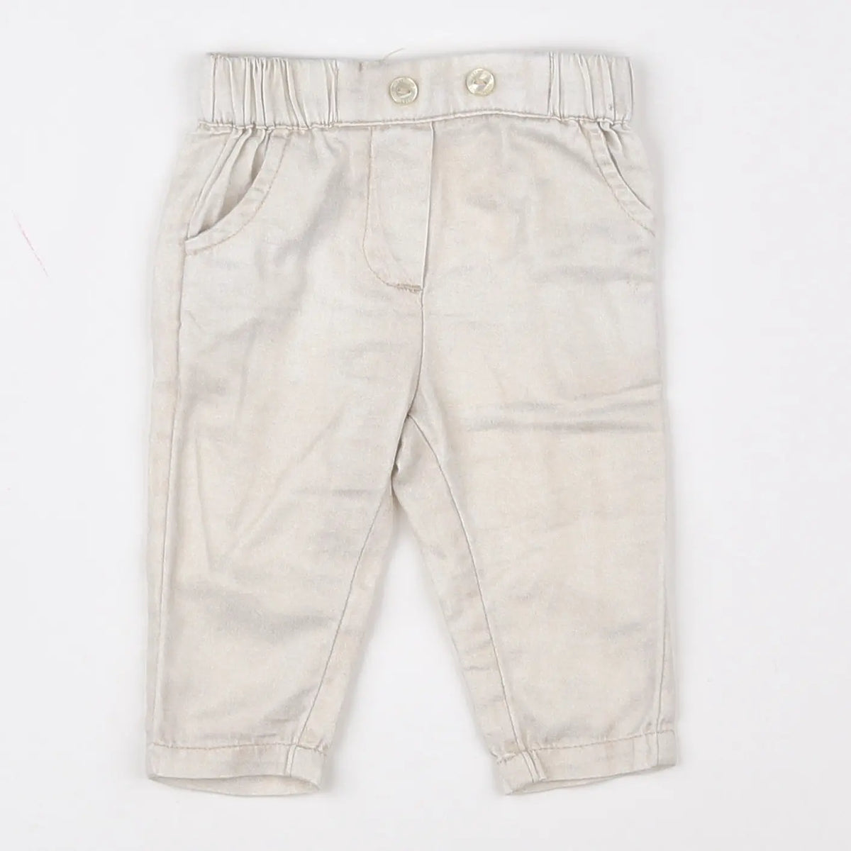 Vertbaudet - pantalon or - 3 mois