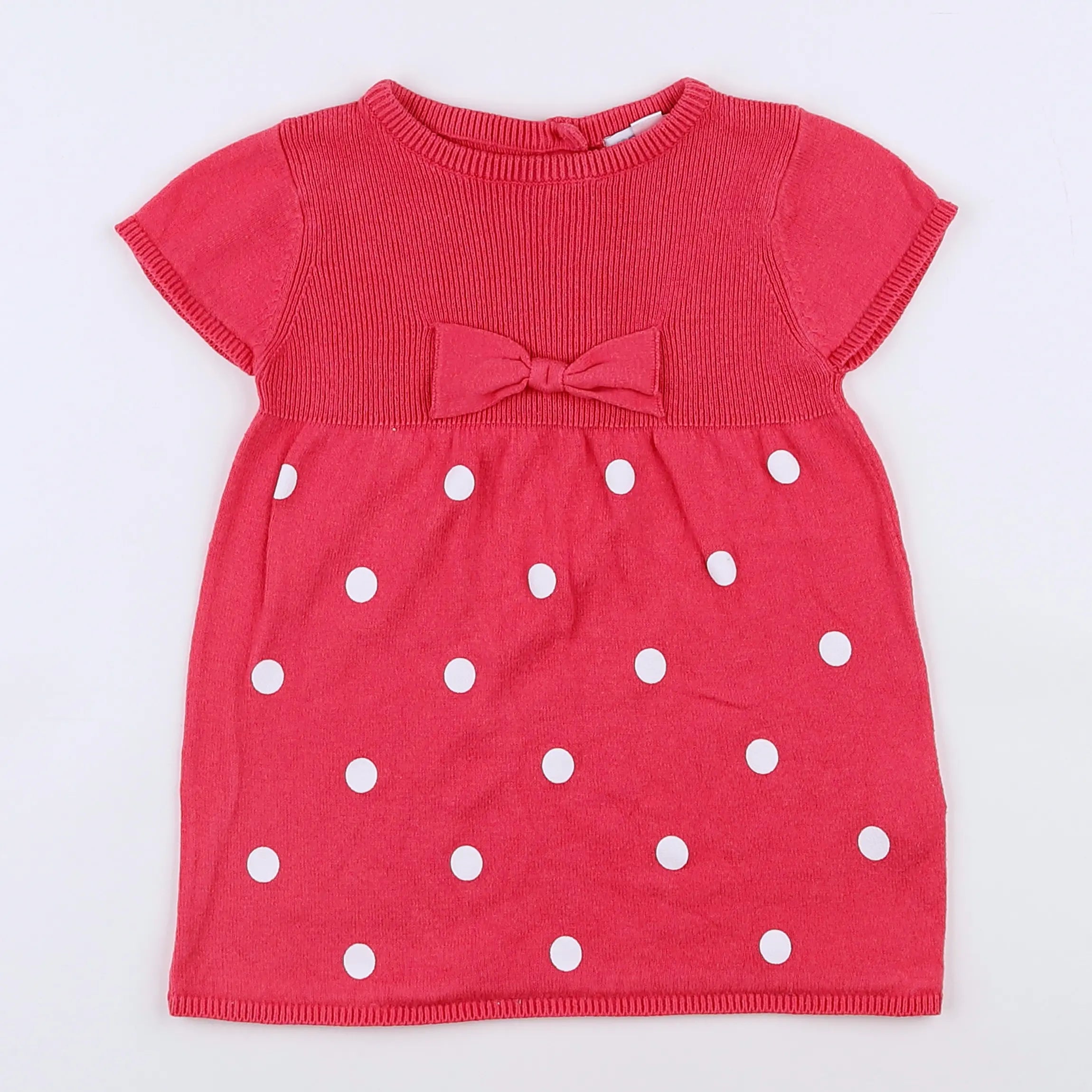 Vertbaudet - robe rose - 12 mois