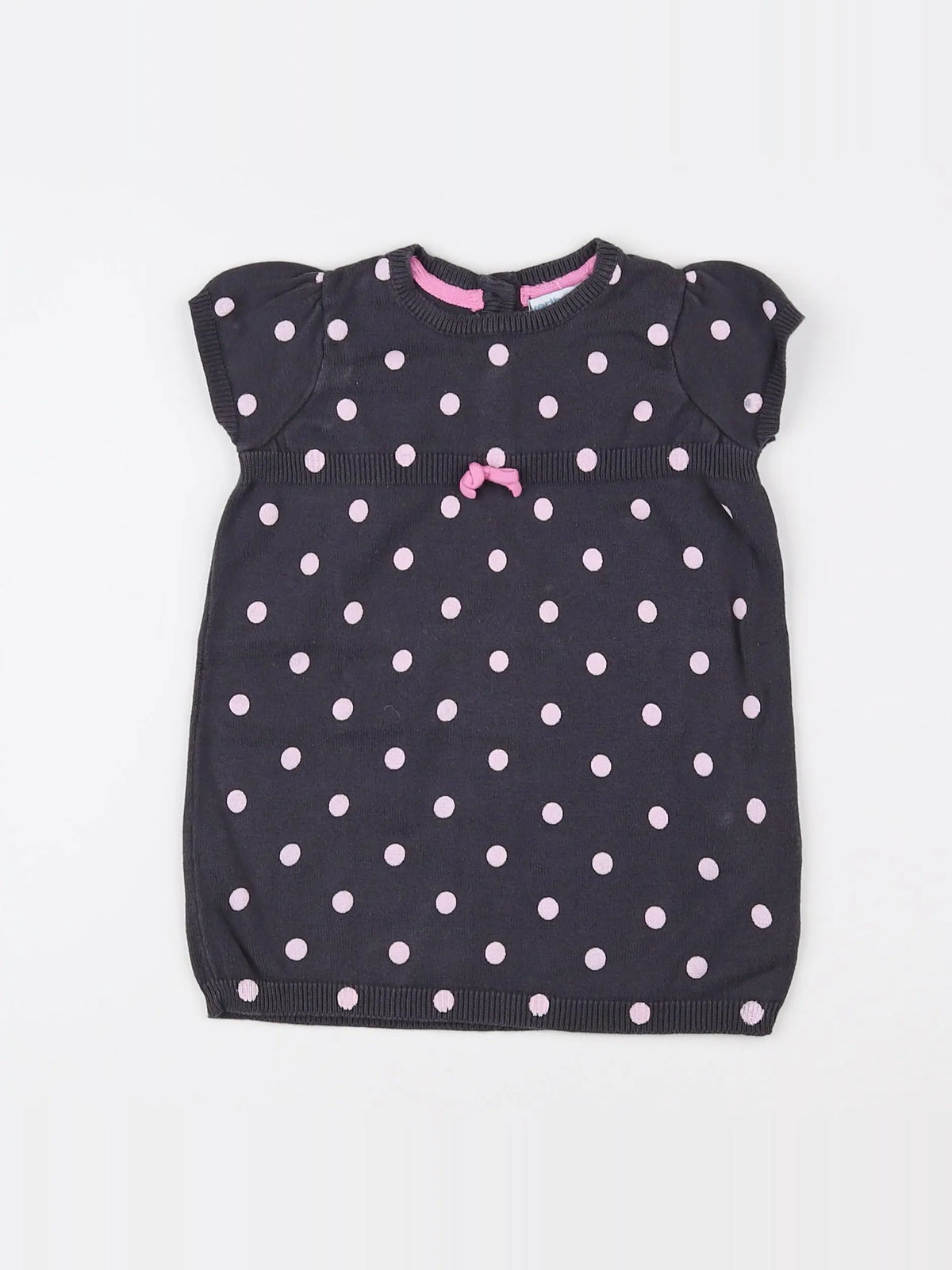 Vertbaudet - robe marron - 9 mois