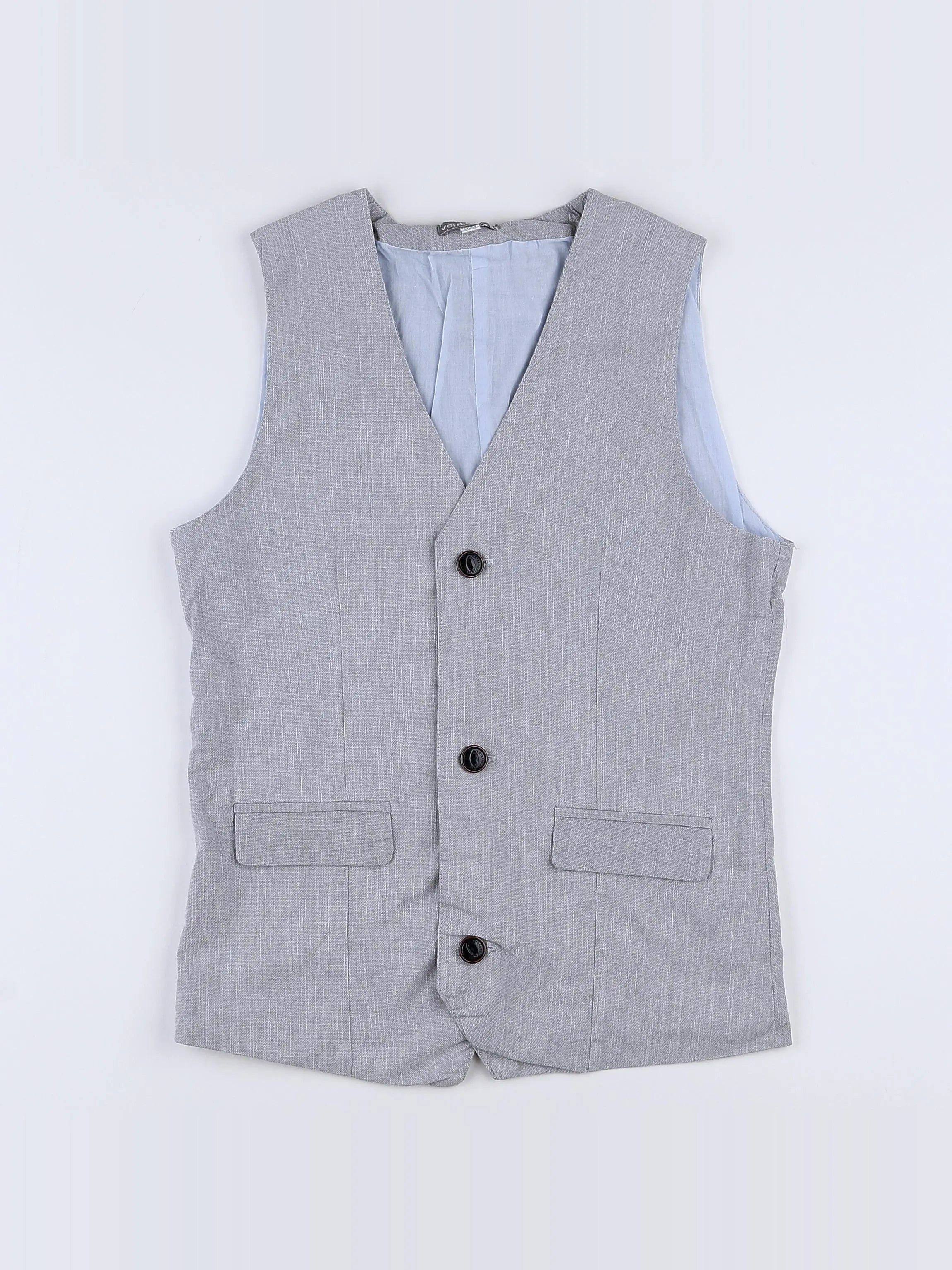 Vertbaudet - gilet gris - 14 ans