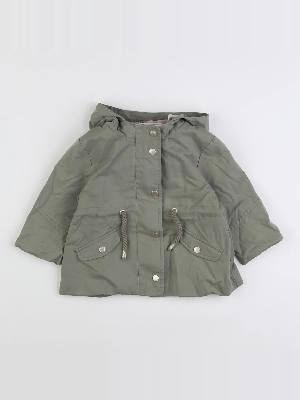 Vertbaudet - parka taupe - 12 mois