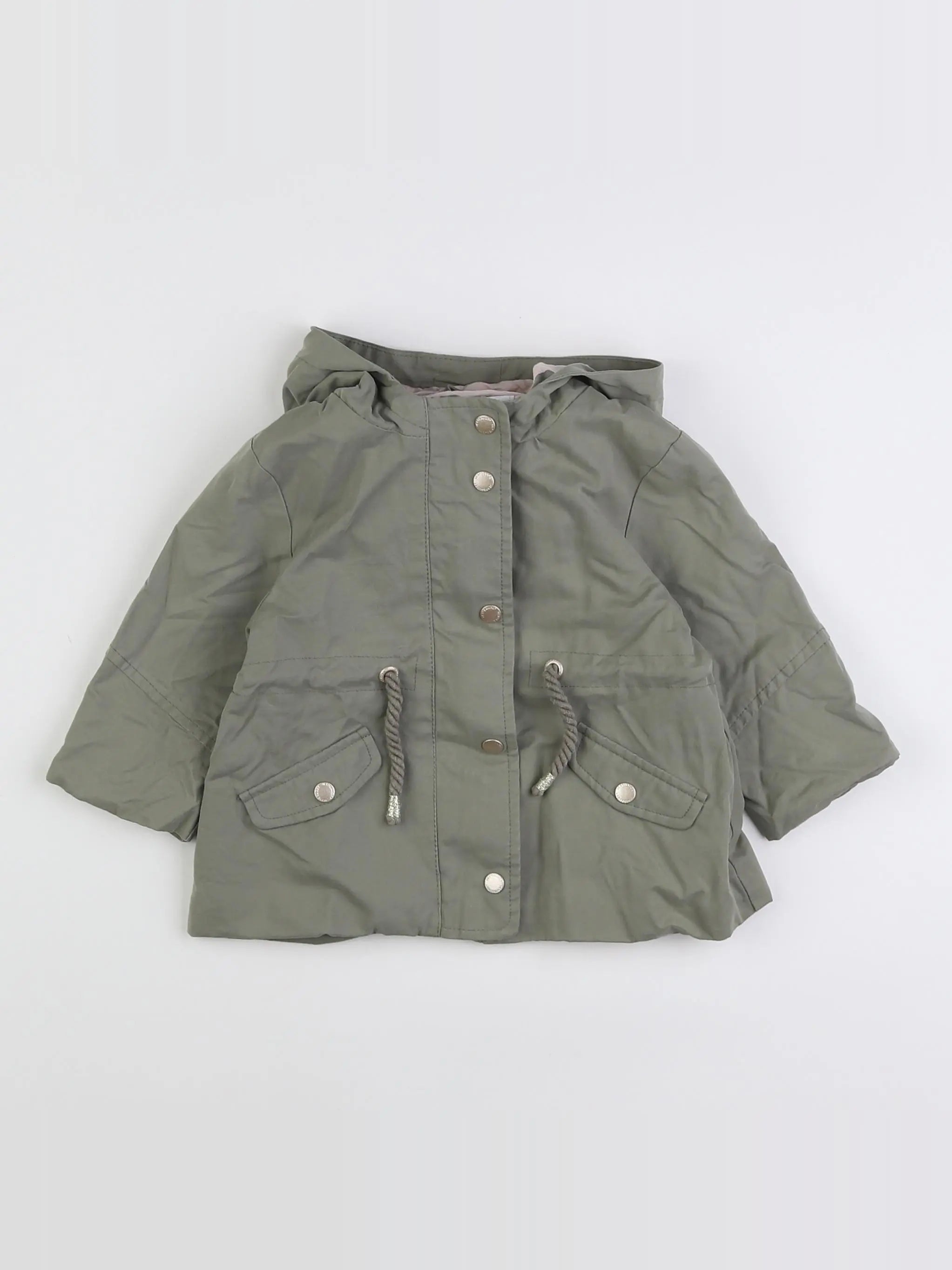 Vertbaudet - parka taupe - 12 mois
