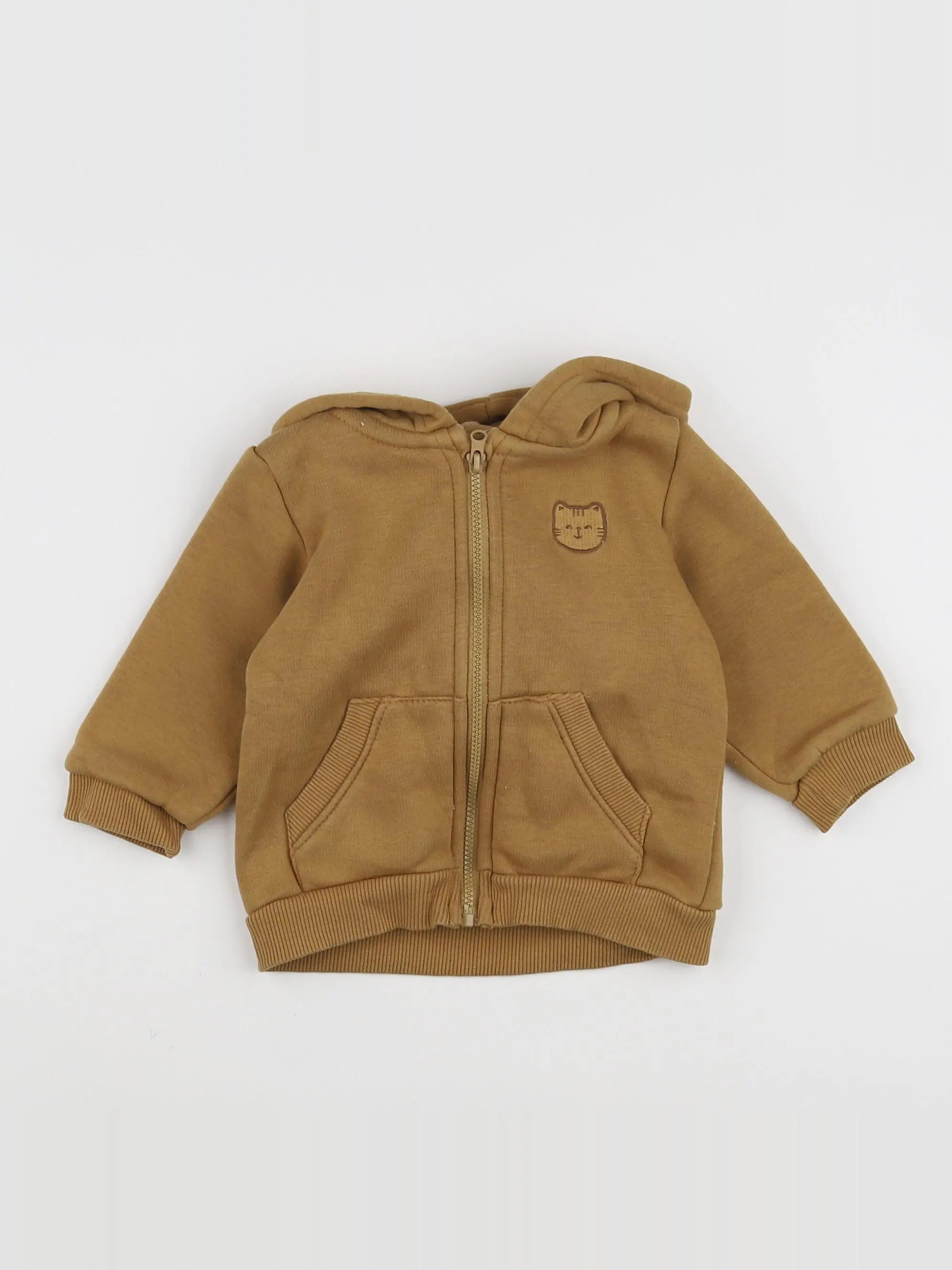 Tape à l'oeil - sweat marron - 6 mois