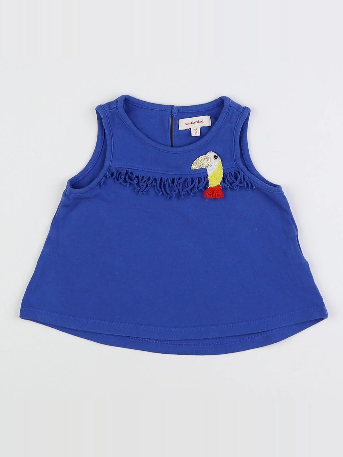 Catimini - débardeur bleu - 18 mois