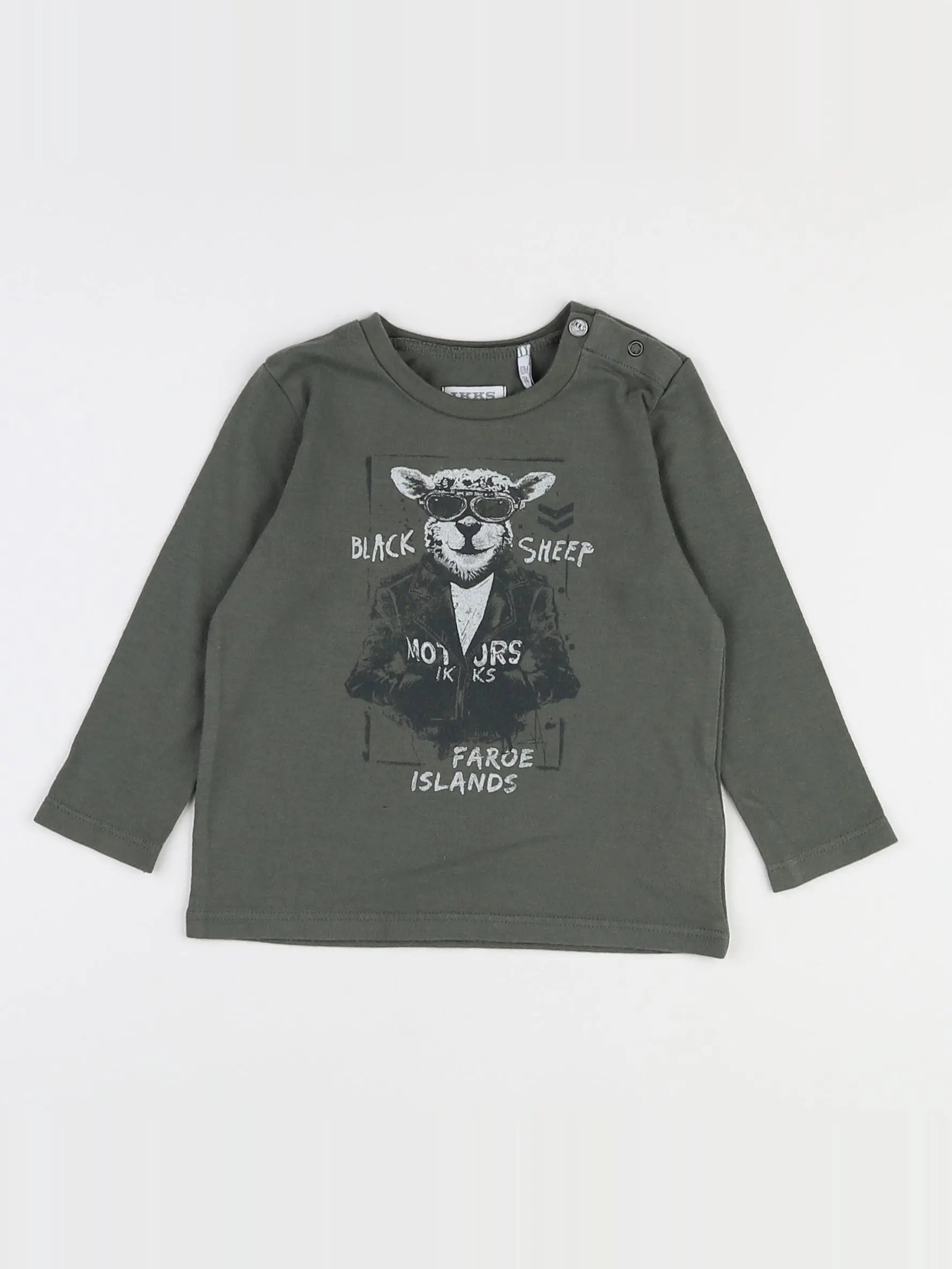 IKKS - tee-shirt vert - 12 mois