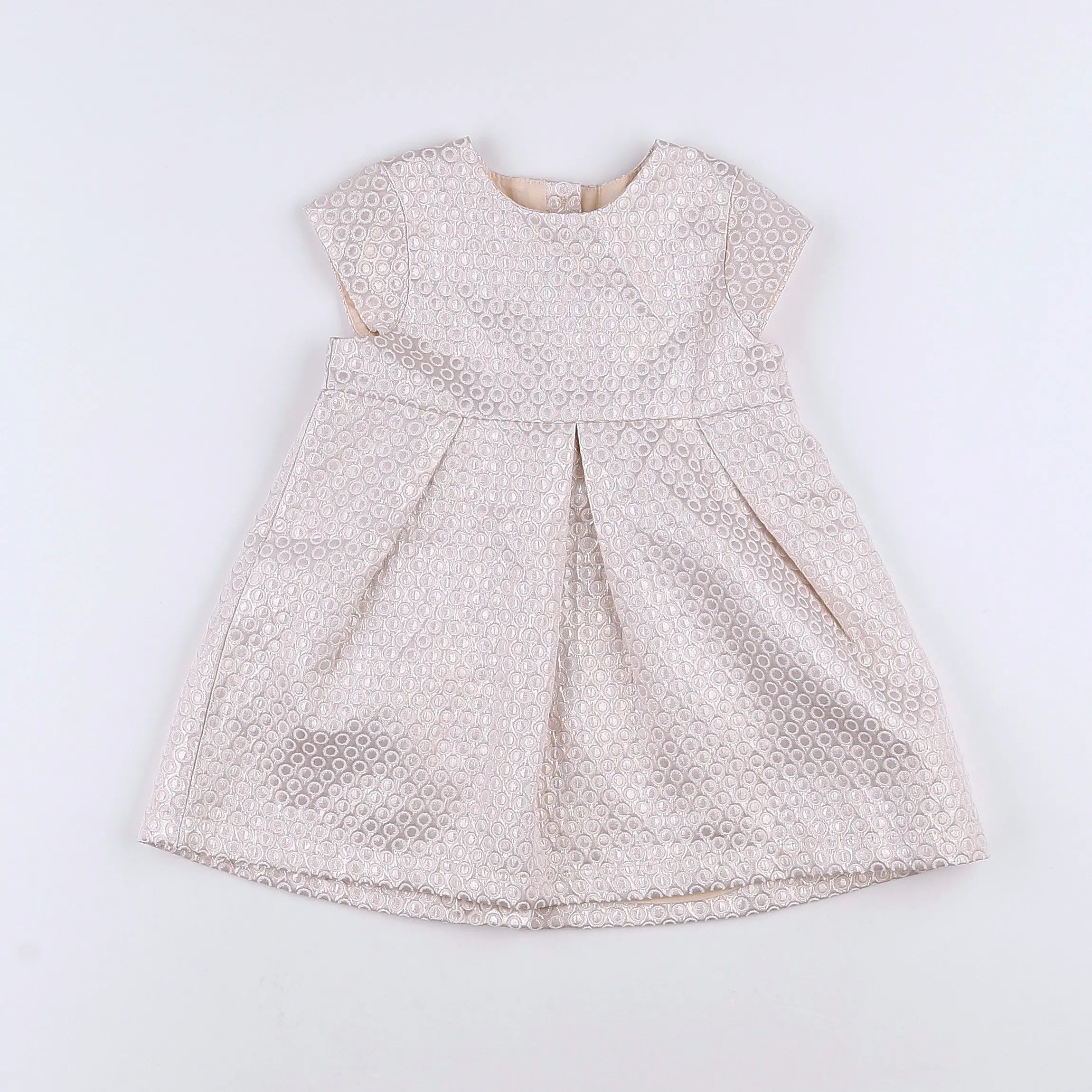 Vertbaudet - robe or - 18 mois