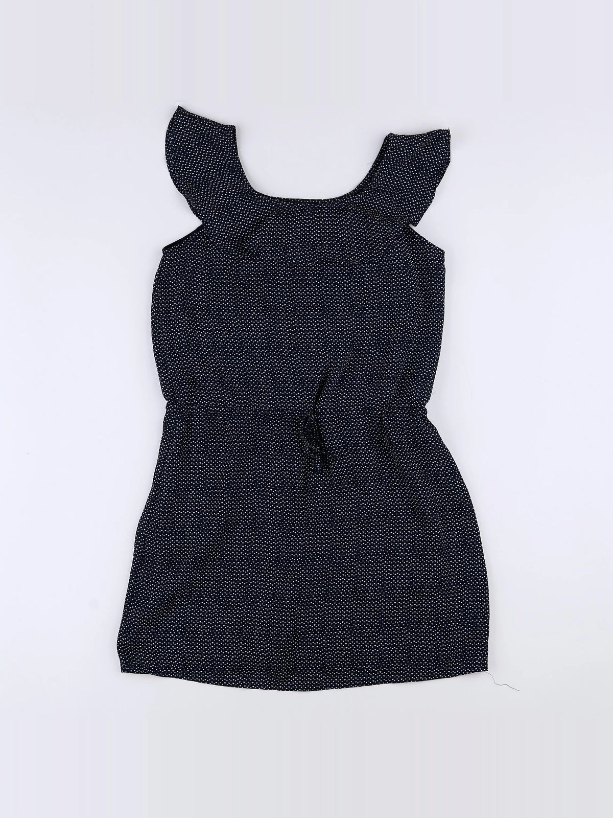 Le temps des cerises  - robe bleu, blanc - 10 ans