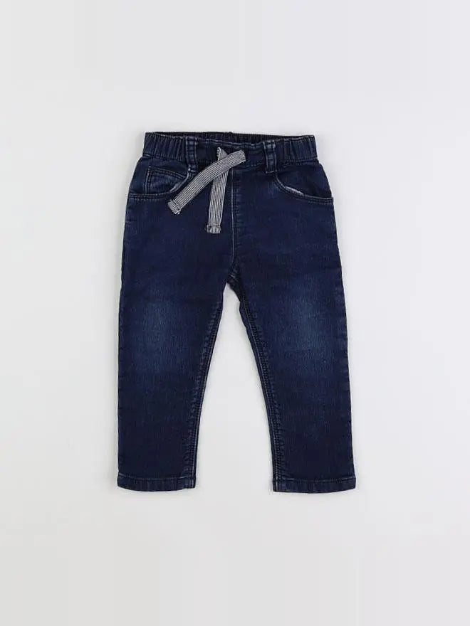 Petit Bateau - jean bleu - 12 mois